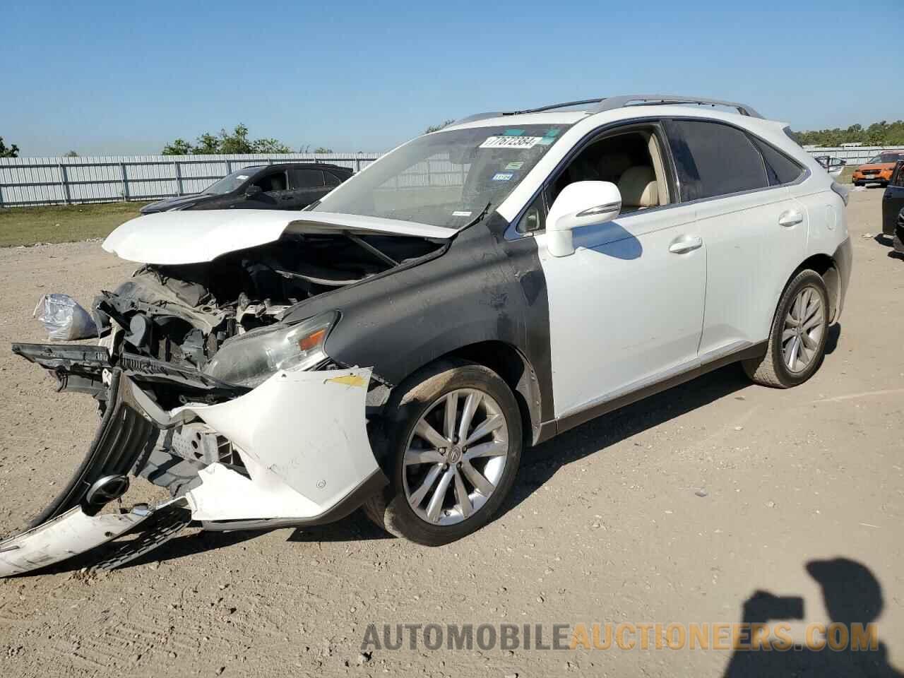 2T2ZK1BA1DC104324 LEXUS RX350 2013