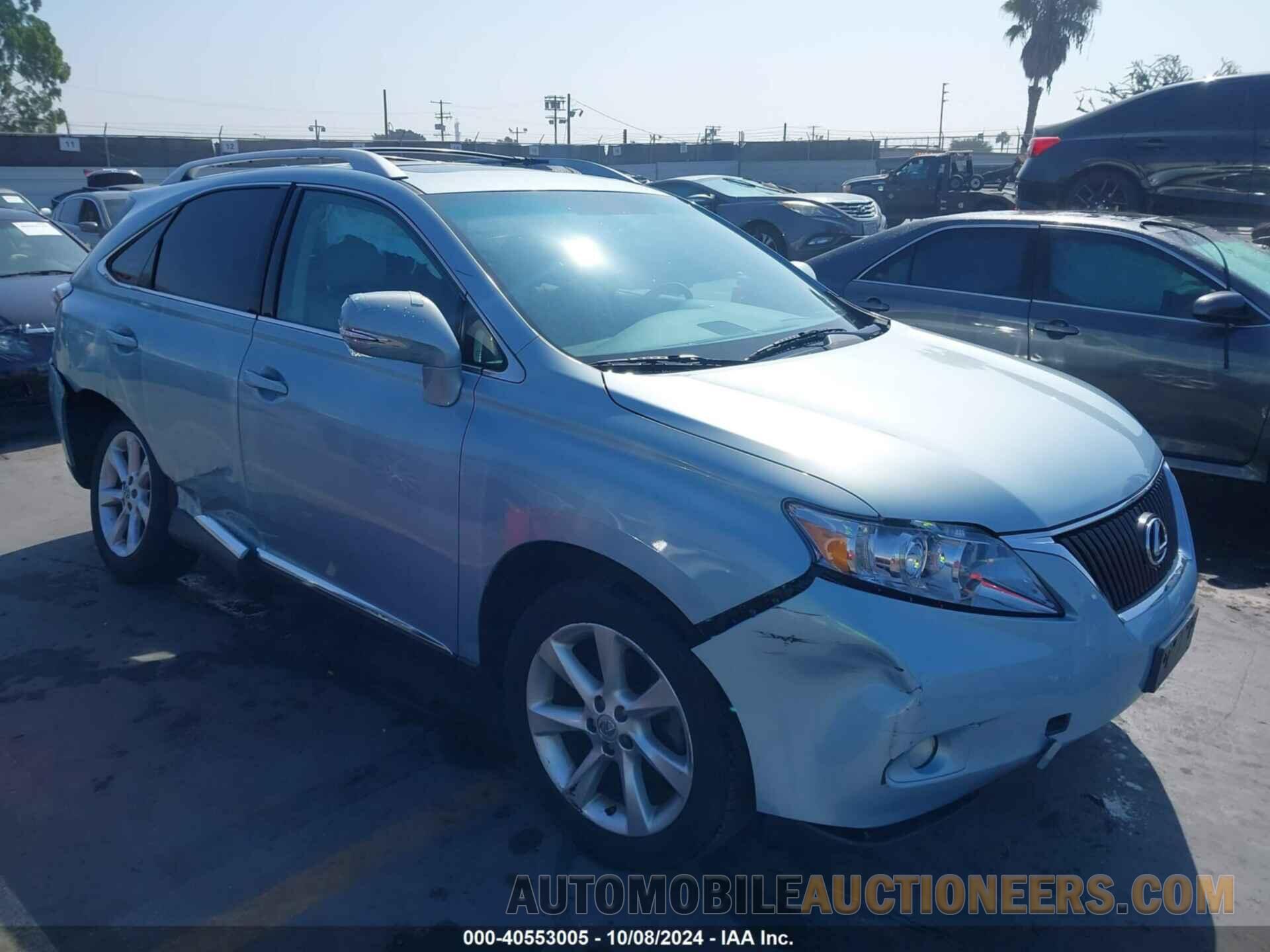 2T2ZK1BA2BC054918 LEXUS RX 350 2011