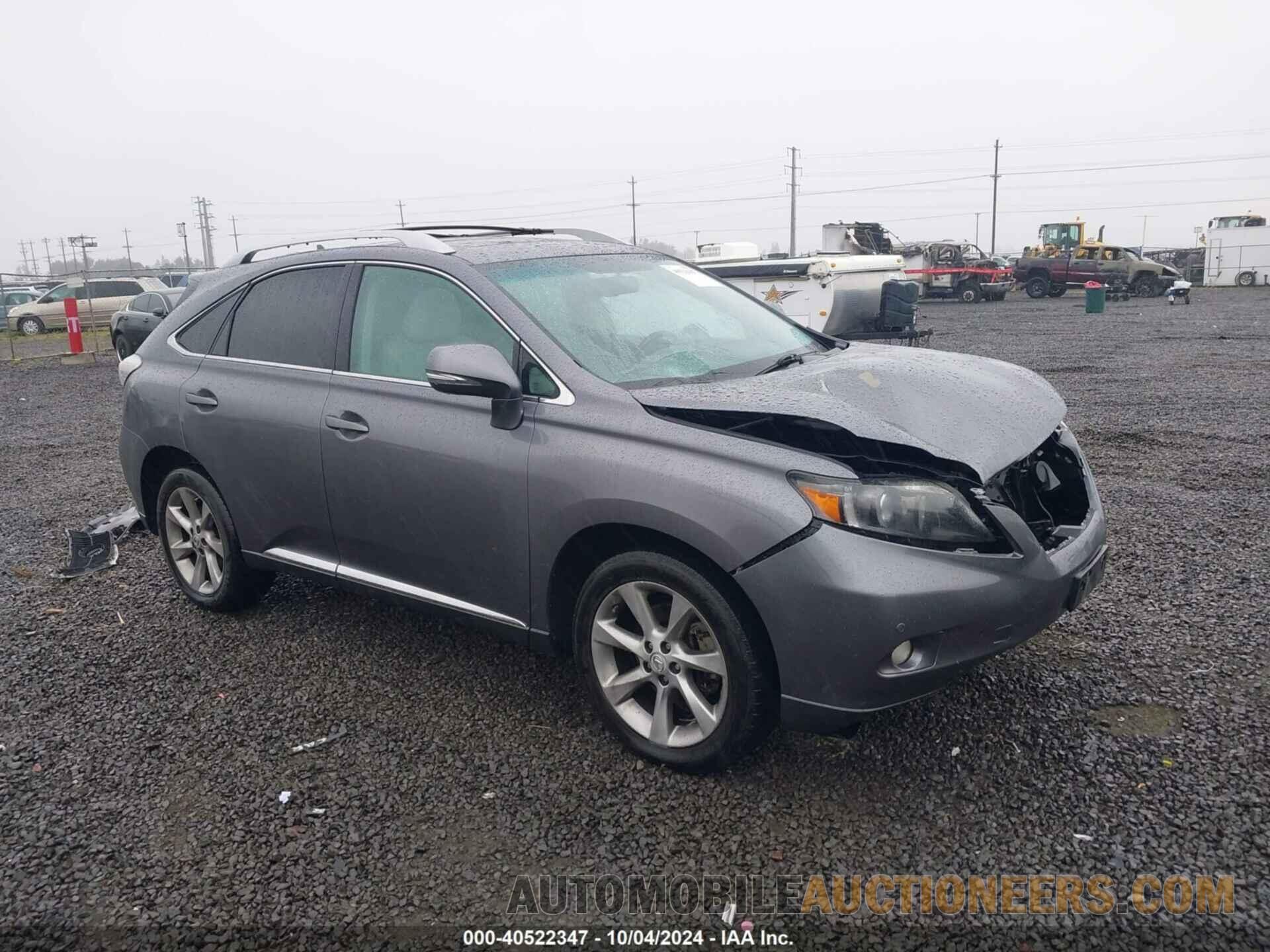 2T2ZK1BA2CC075012 LEXUS RX 350 2012