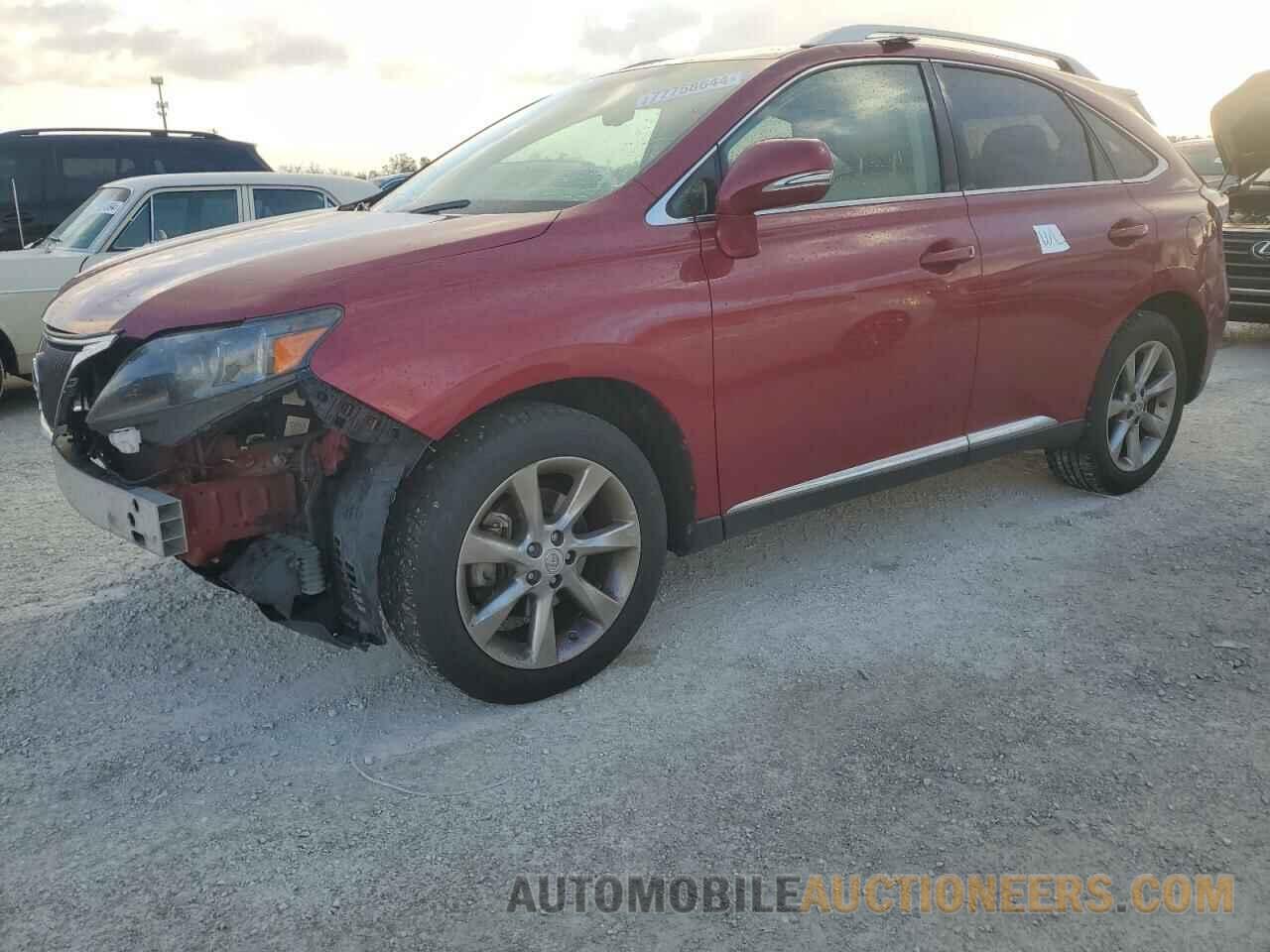 2T2ZK1BA2CC085992 LEXUS RX350 2012