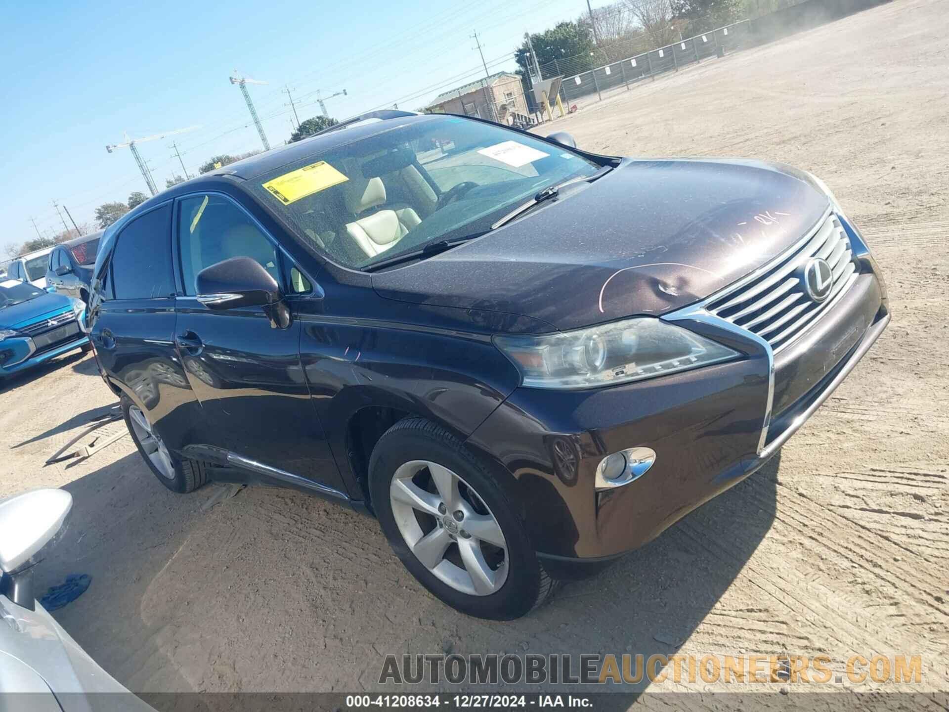 2T2ZK1BA3DC089020 LEXUS RX 350 2013