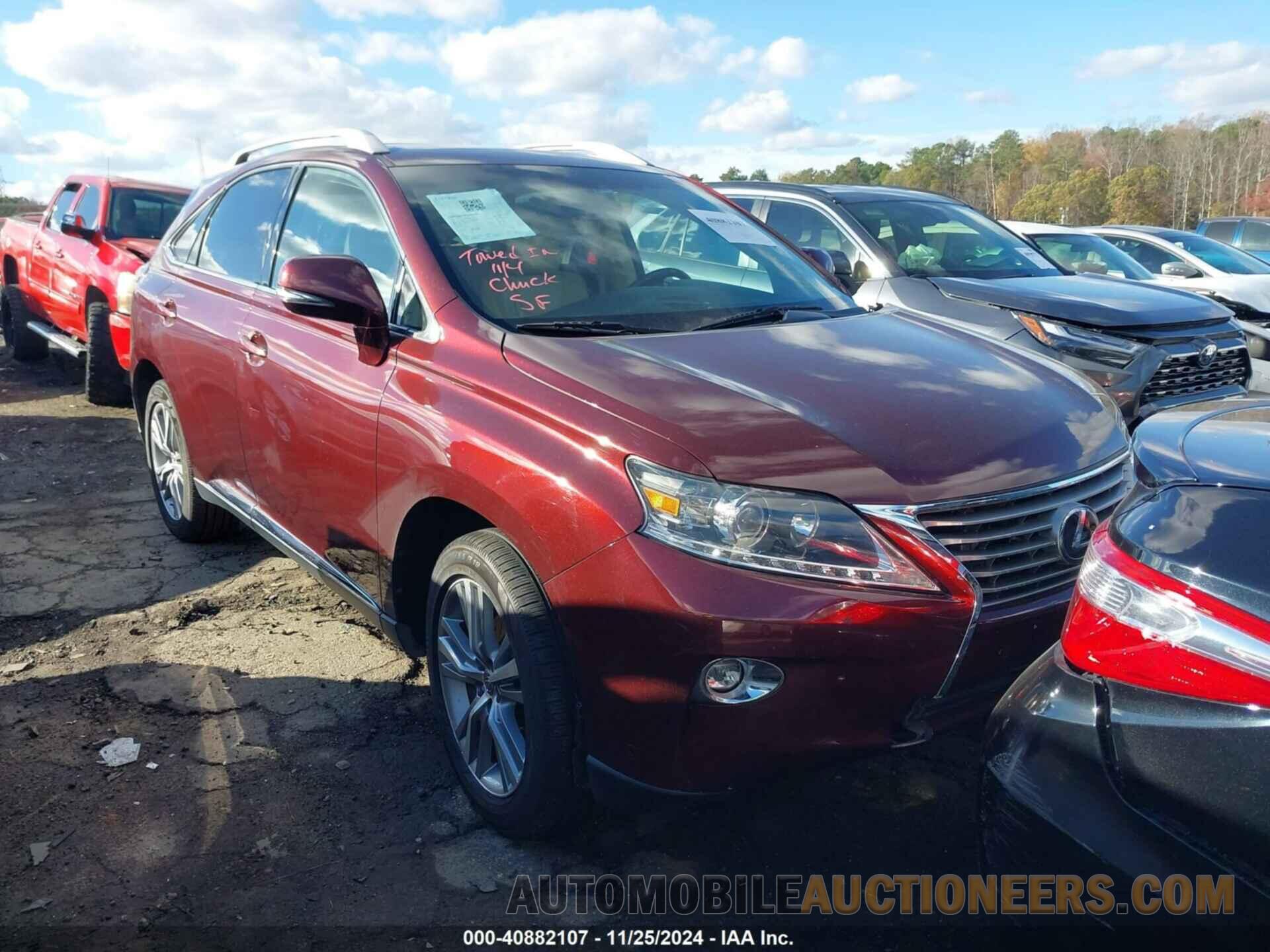 2T2ZK1BA3FC178086 LEXUS RX 350 2015