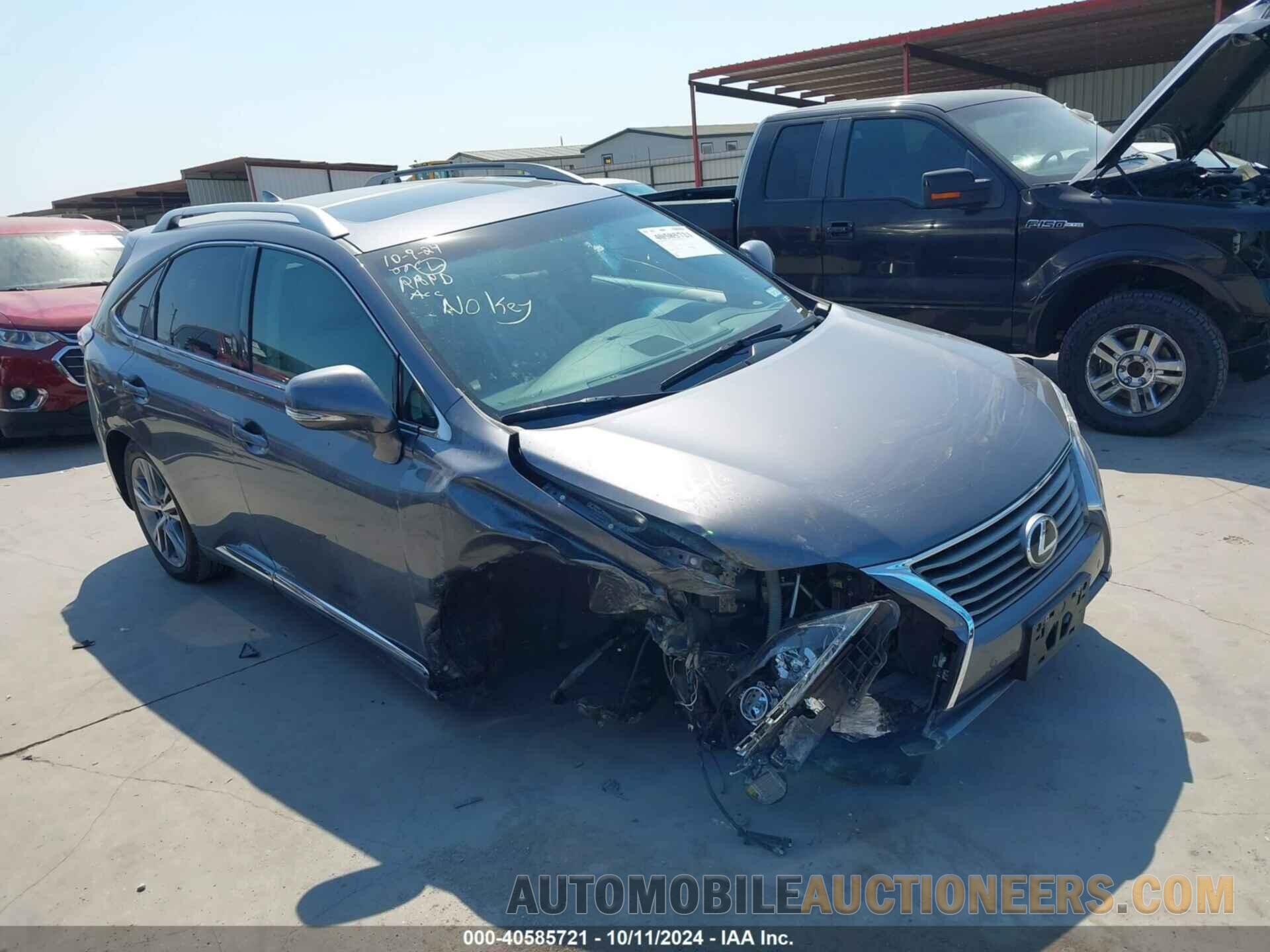 2T2ZK1BA3FC207134 LEXUS RX 350 2015