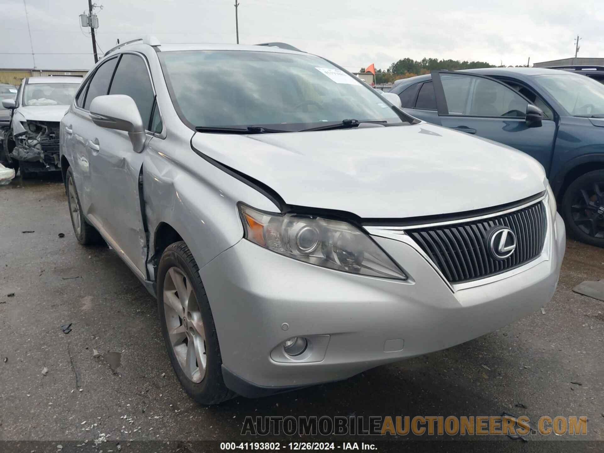 2T2ZK1BA4BC055147 LEXUS RX 350 2011