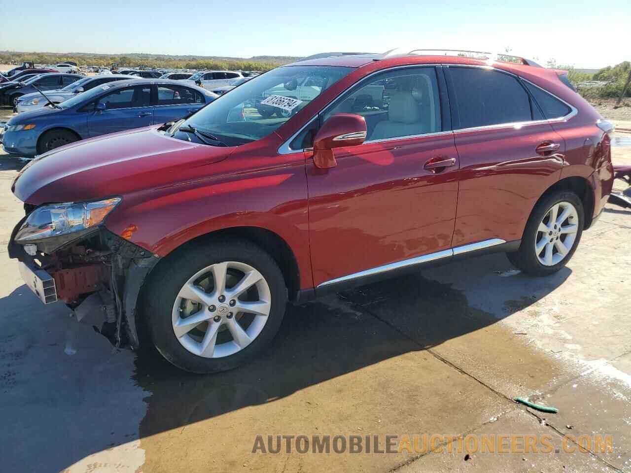 2T2ZK1BA4CC071706 LEXUS RX350 2012