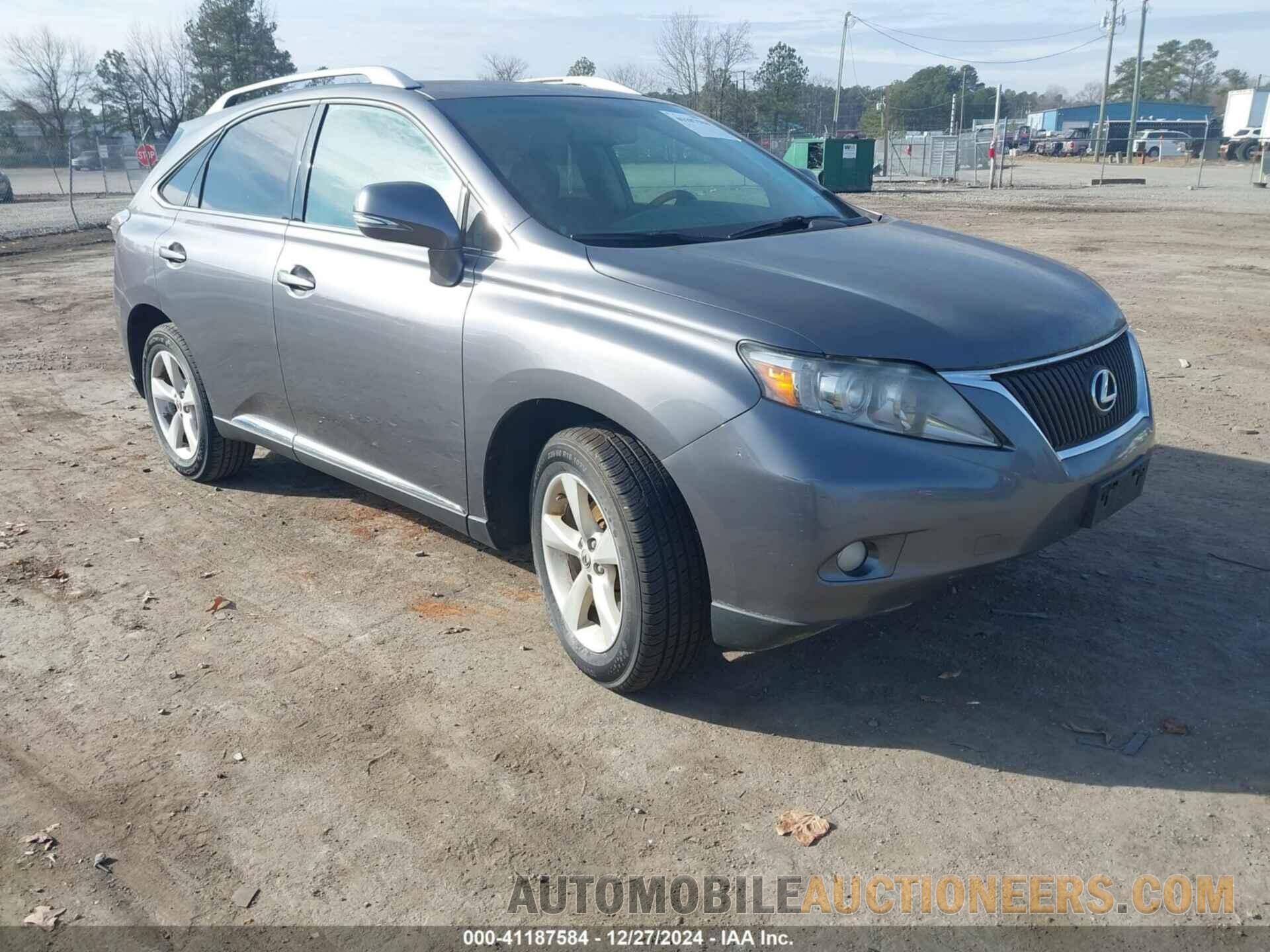 2T2ZK1BA4CC086478 LEXUS RX 350 2012