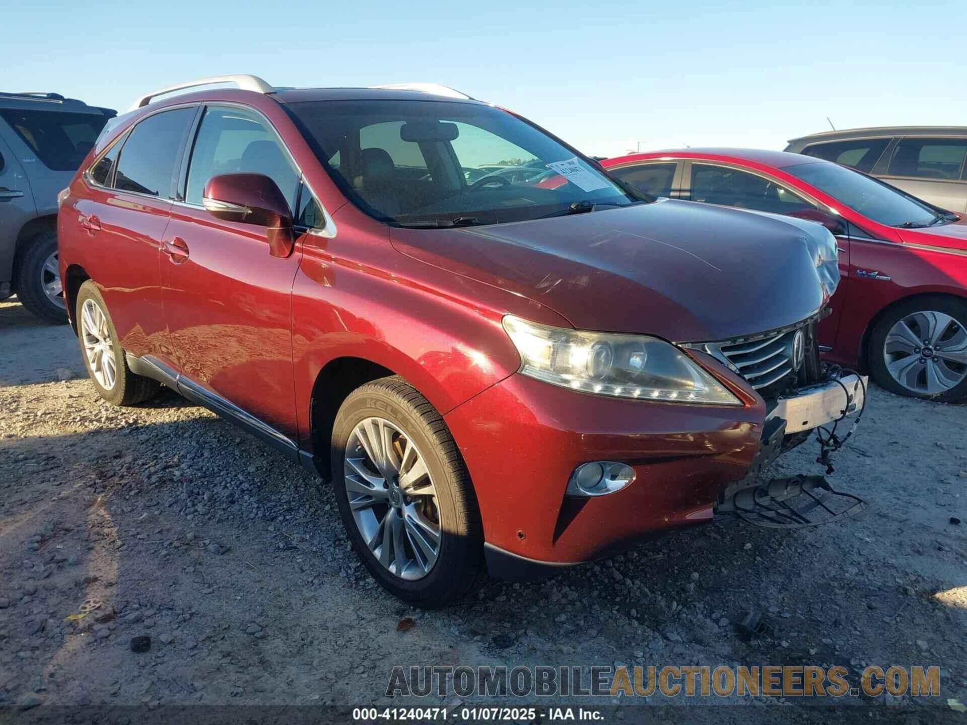 2T2ZK1BA4DC088765 LEXUS RX 350 2013