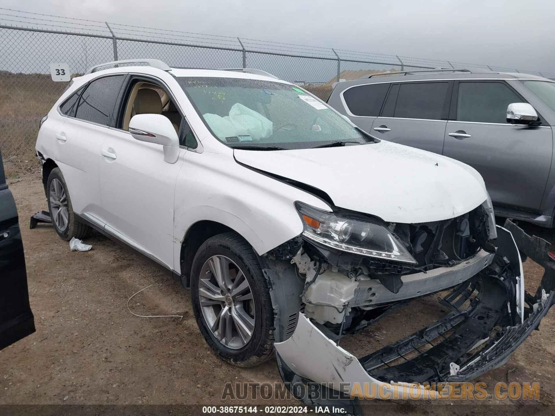 2T2ZK1BA4FC162334 LEXUS RX 350 2015