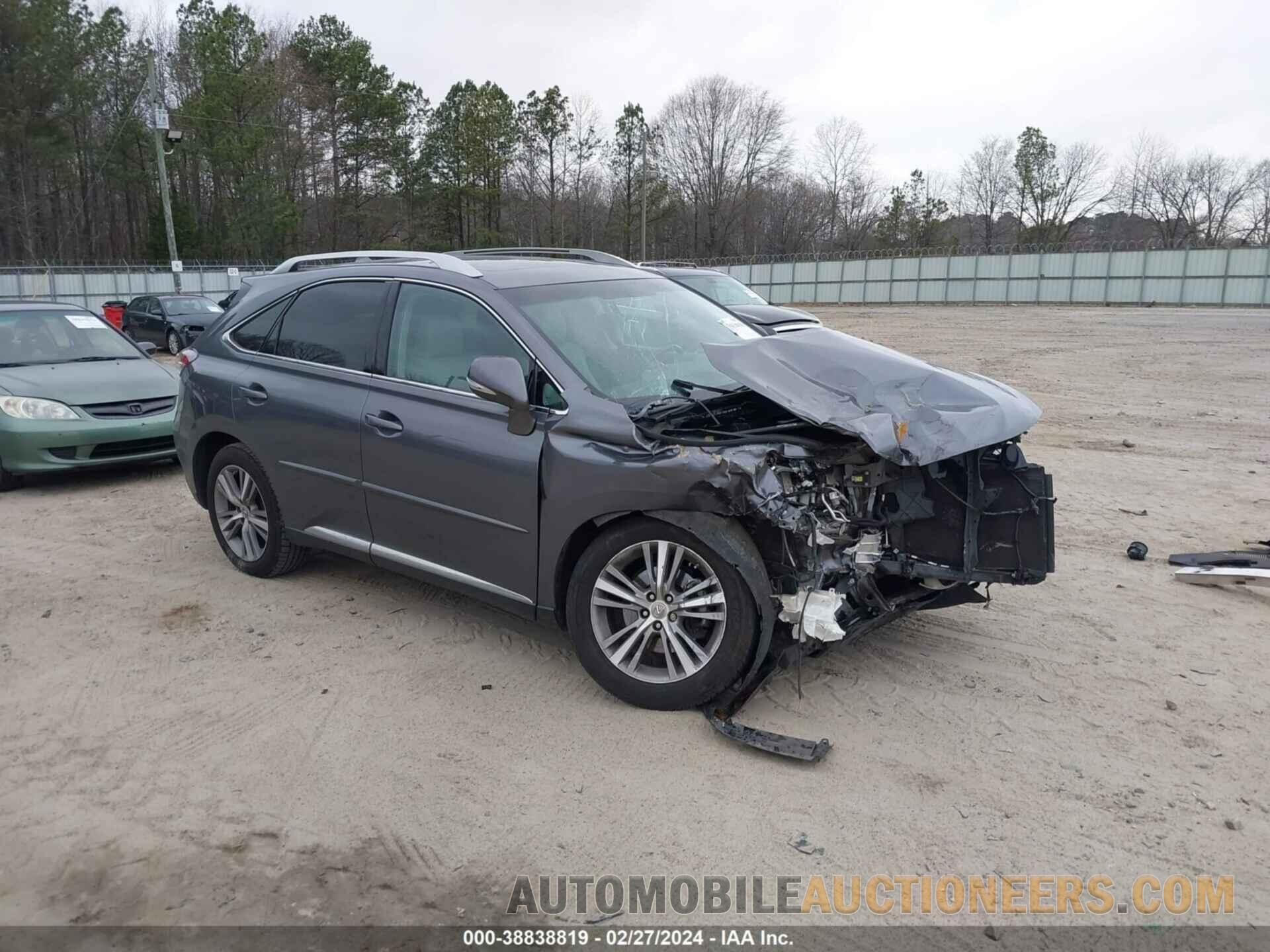 2T2ZK1BA4FC168604 LEXUS RX 350 2015