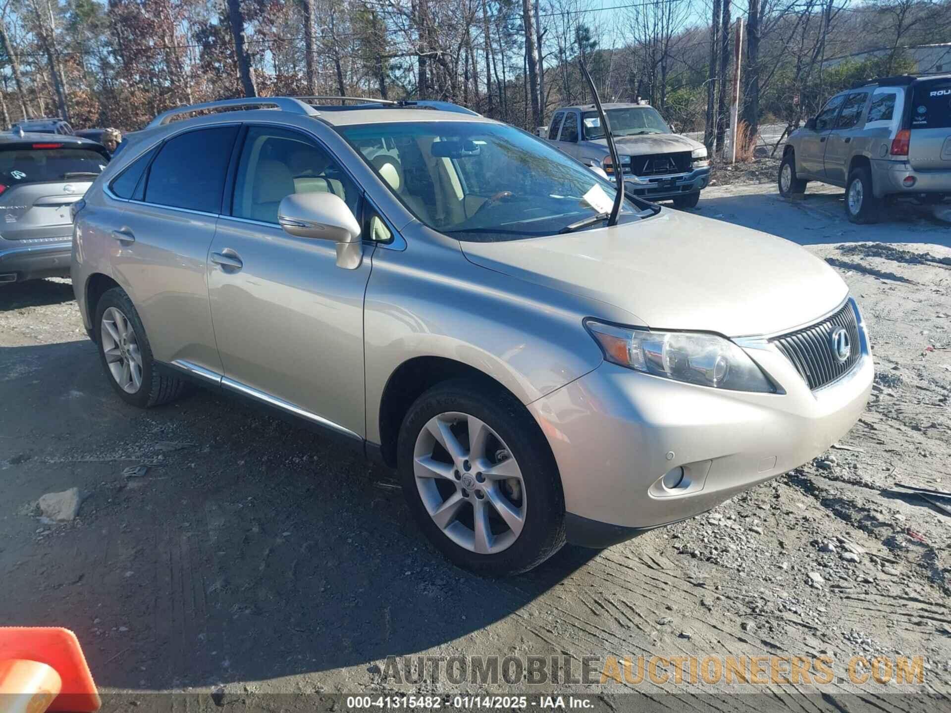 2T2ZK1BA5BC046831 LEXUS RX 350 2011