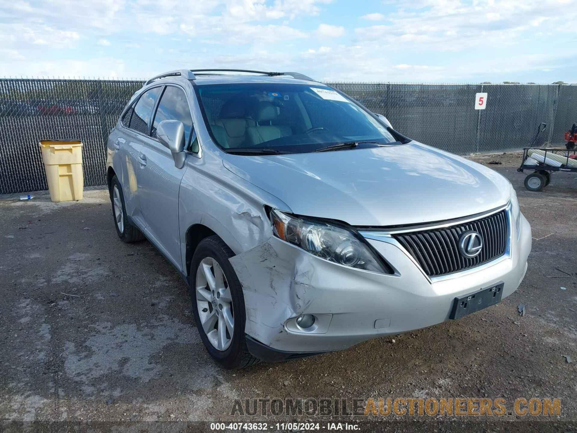 2T2ZK1BA5BC051804 LEXUS RX 350 2011