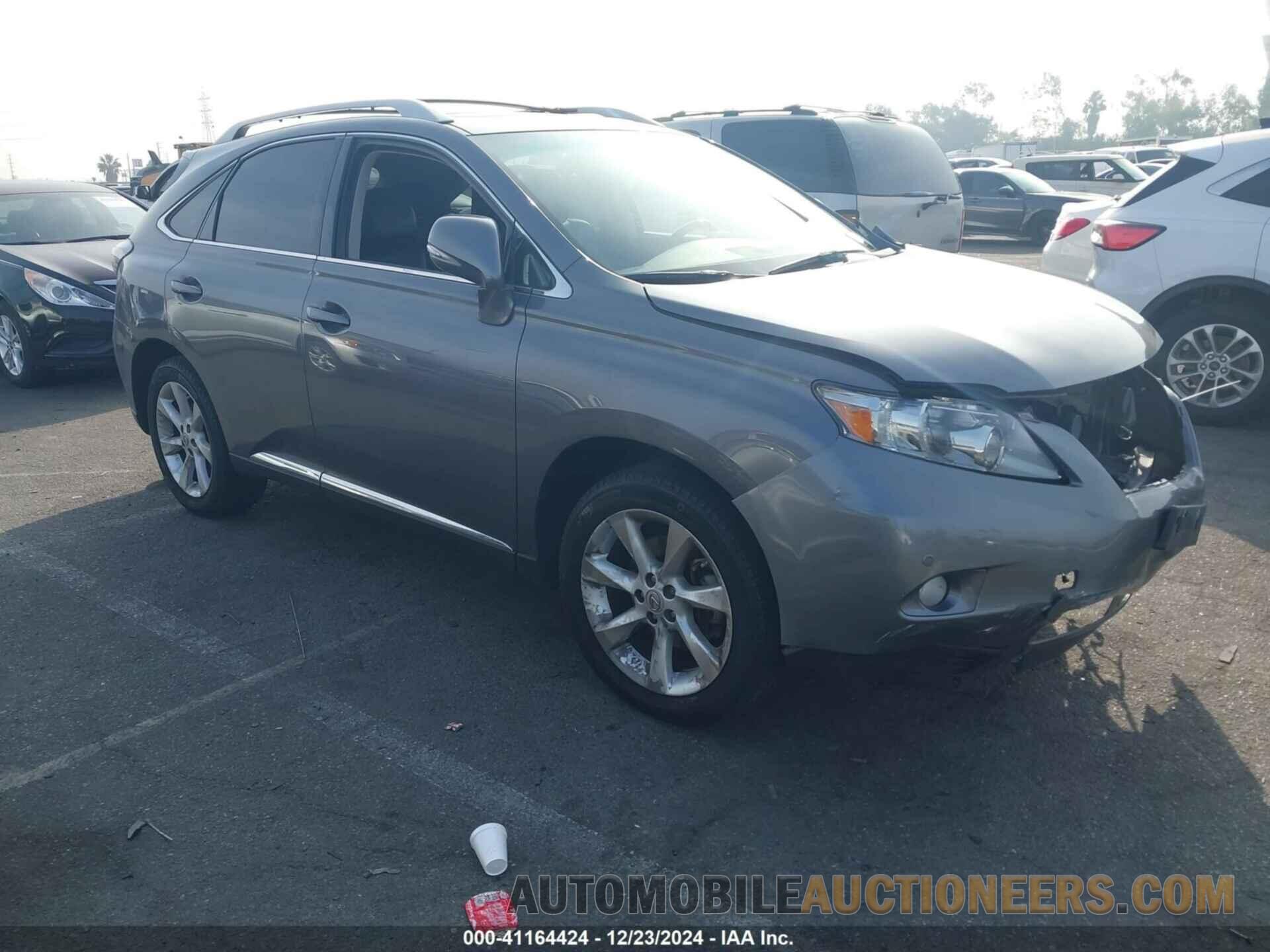 2T2ZK1BA5CC067664 LEXUS RX 350 2012