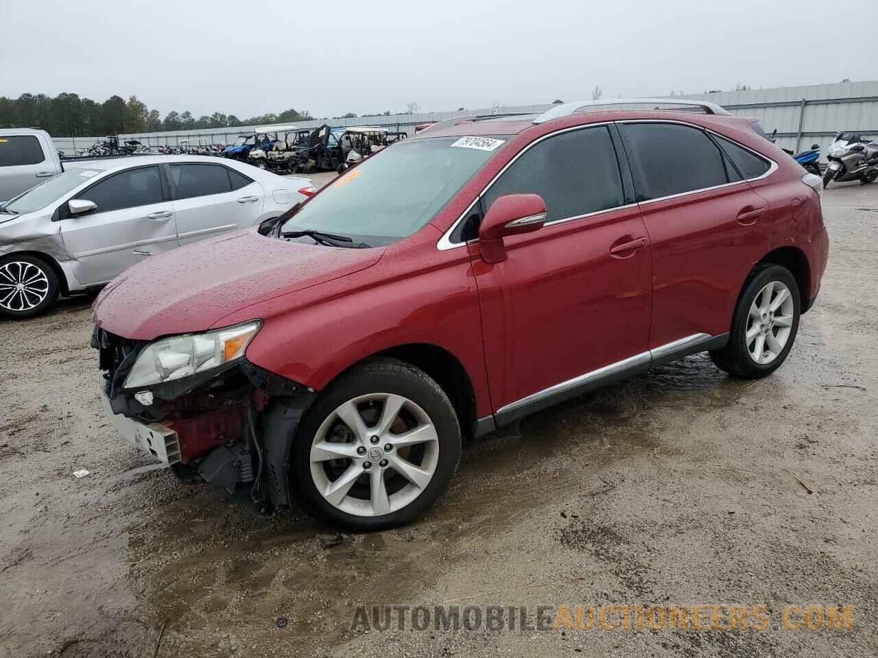 2T2ZK1BA5CC077952 LEXUS RX350 2012