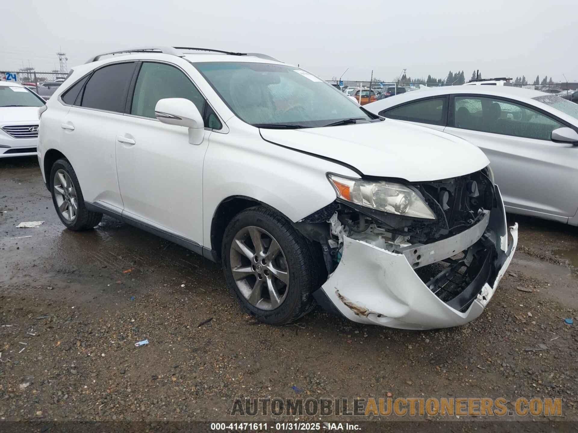 2T2ZK1BA5CC079619 LEXUS RX 350 2012