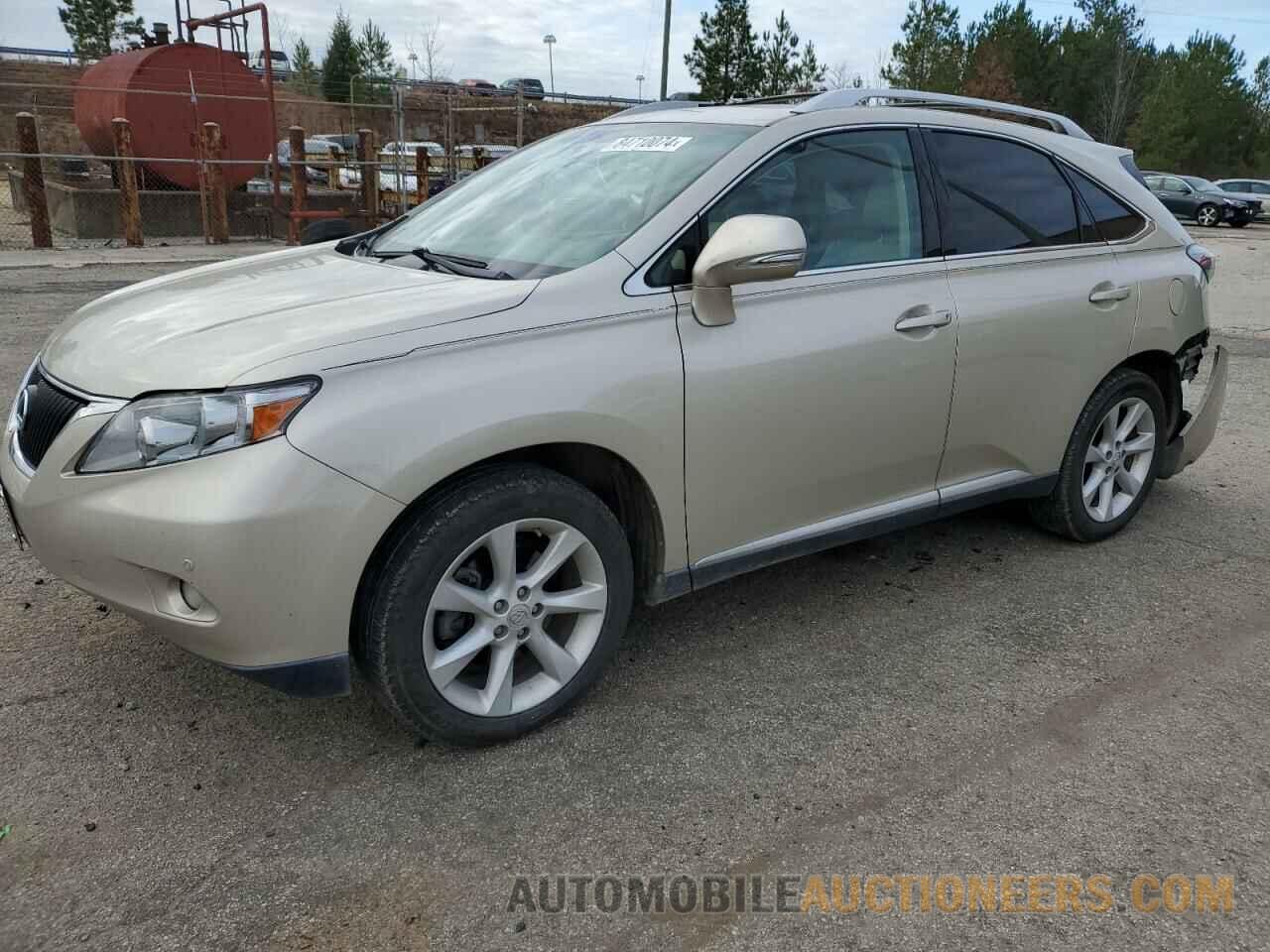 2T2ZK1BA5CC080303 LEXUS RX350 2012