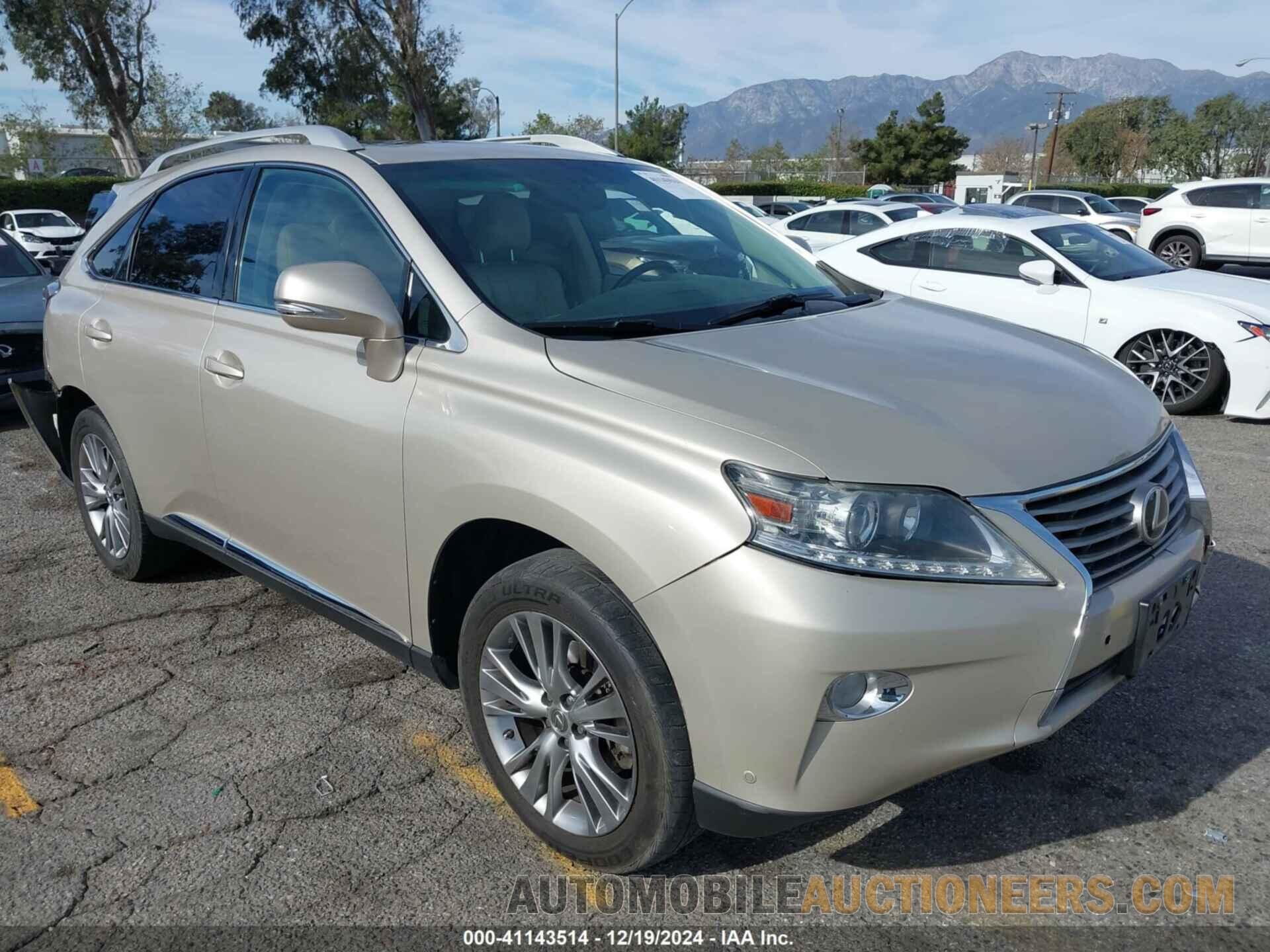 2T2ZK1BA5EC144567 LEXUS RX 350 2014