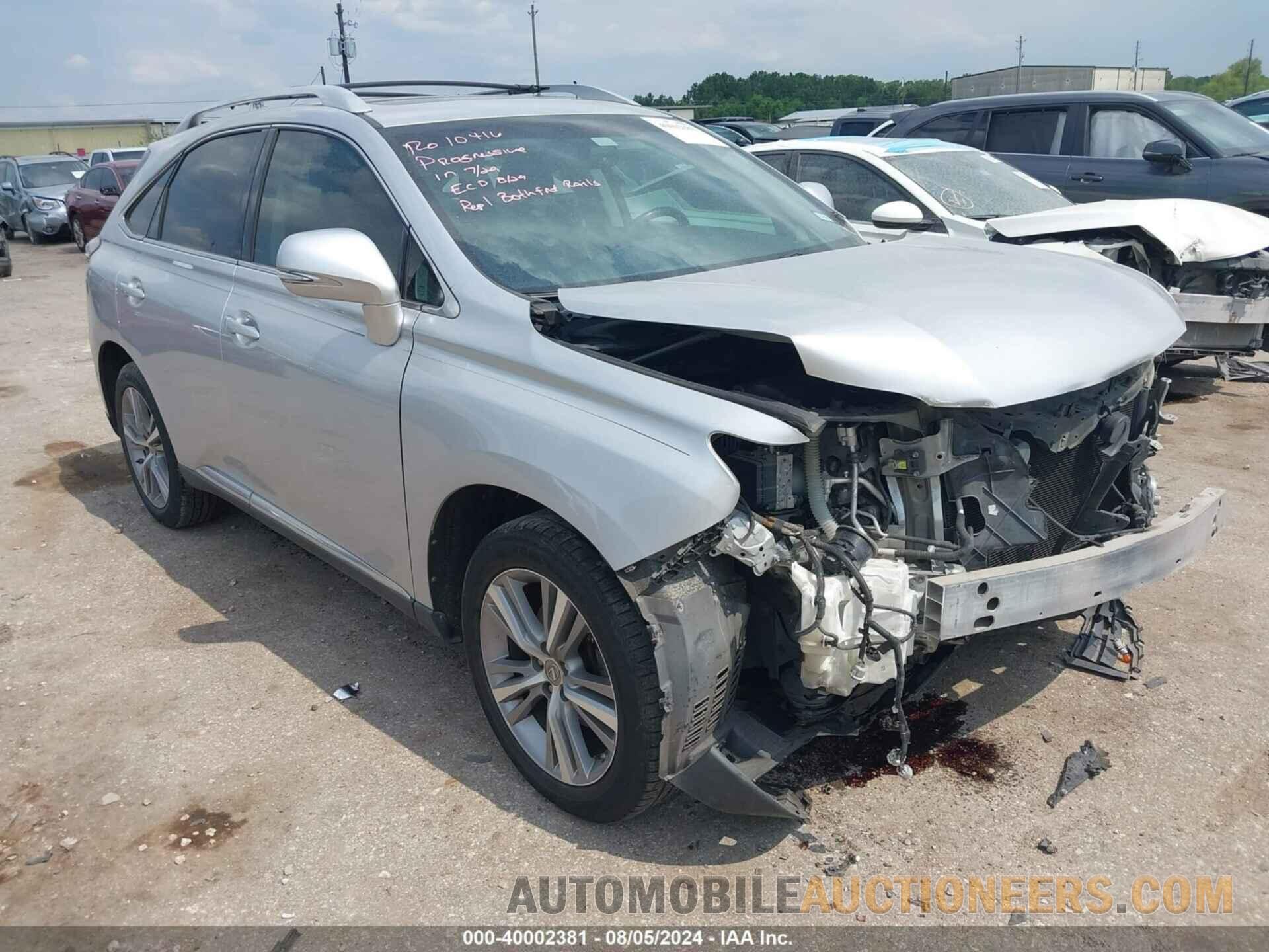 2T2ZK1BA5FC151150 LEXUS RX 350 2015