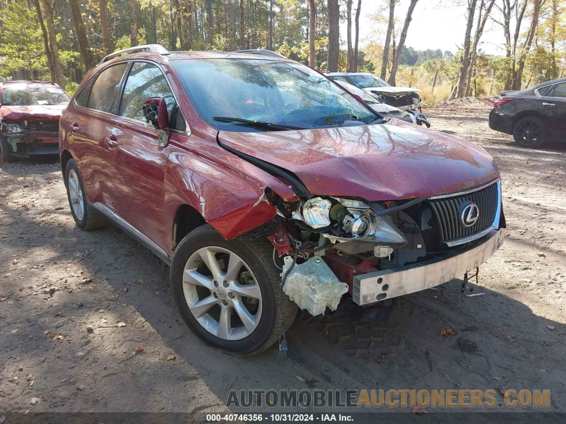 2T2ZK1BA6BC052766 LEXUS RX 350 2011