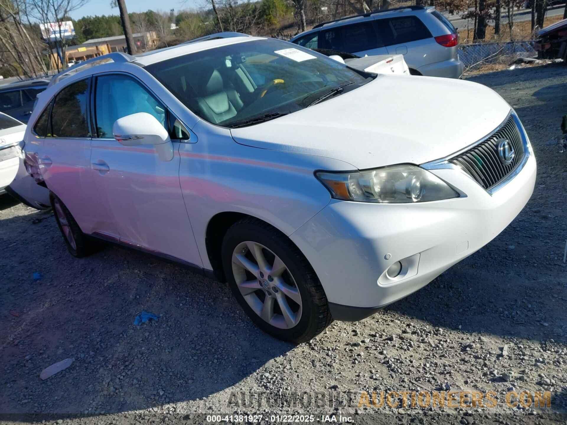 2T2ZK1BA6CC067379 LEXUS RX 350 2012