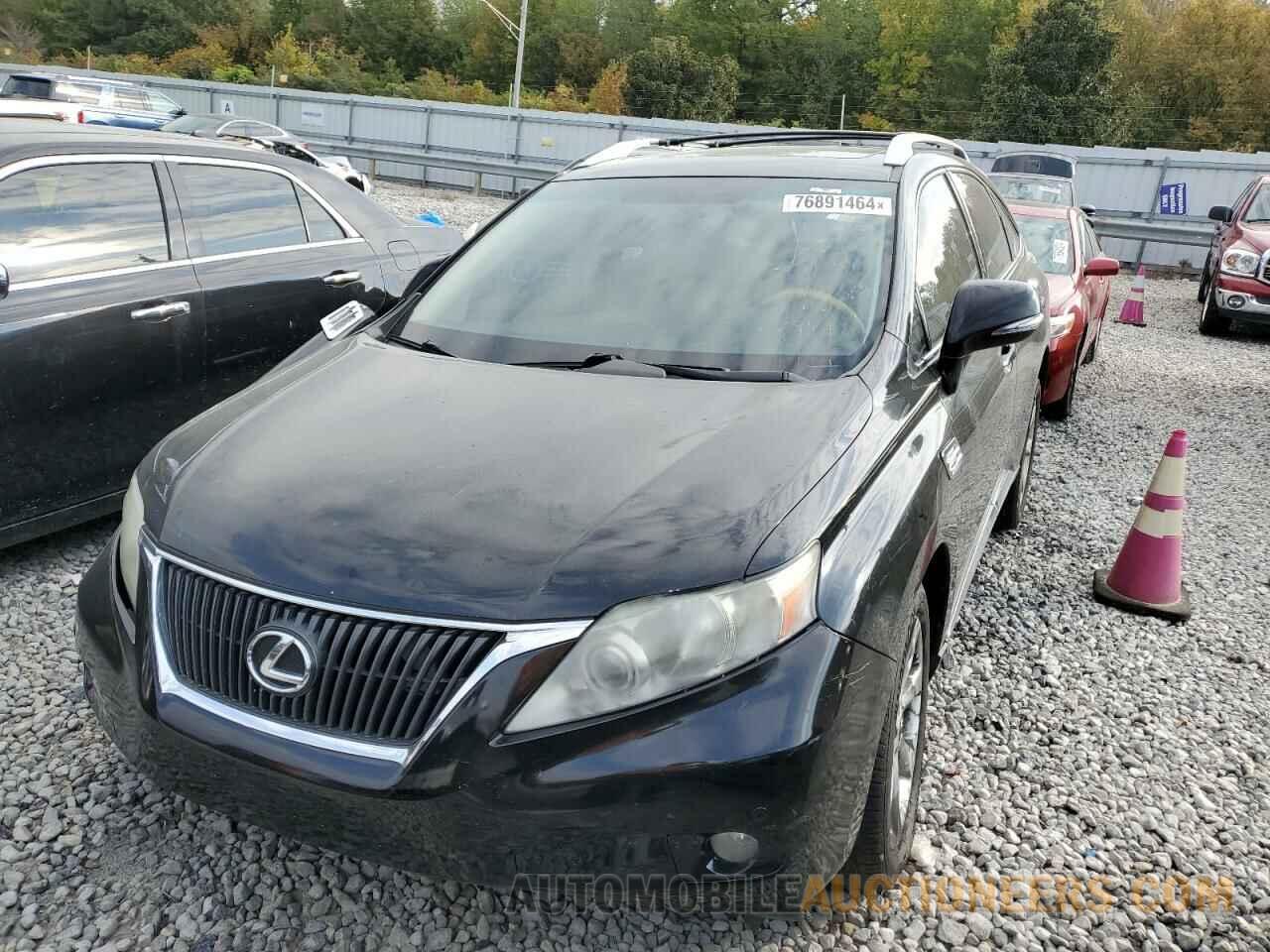 2T2ZK1BA6CC085249 LEXUS RX350 2012