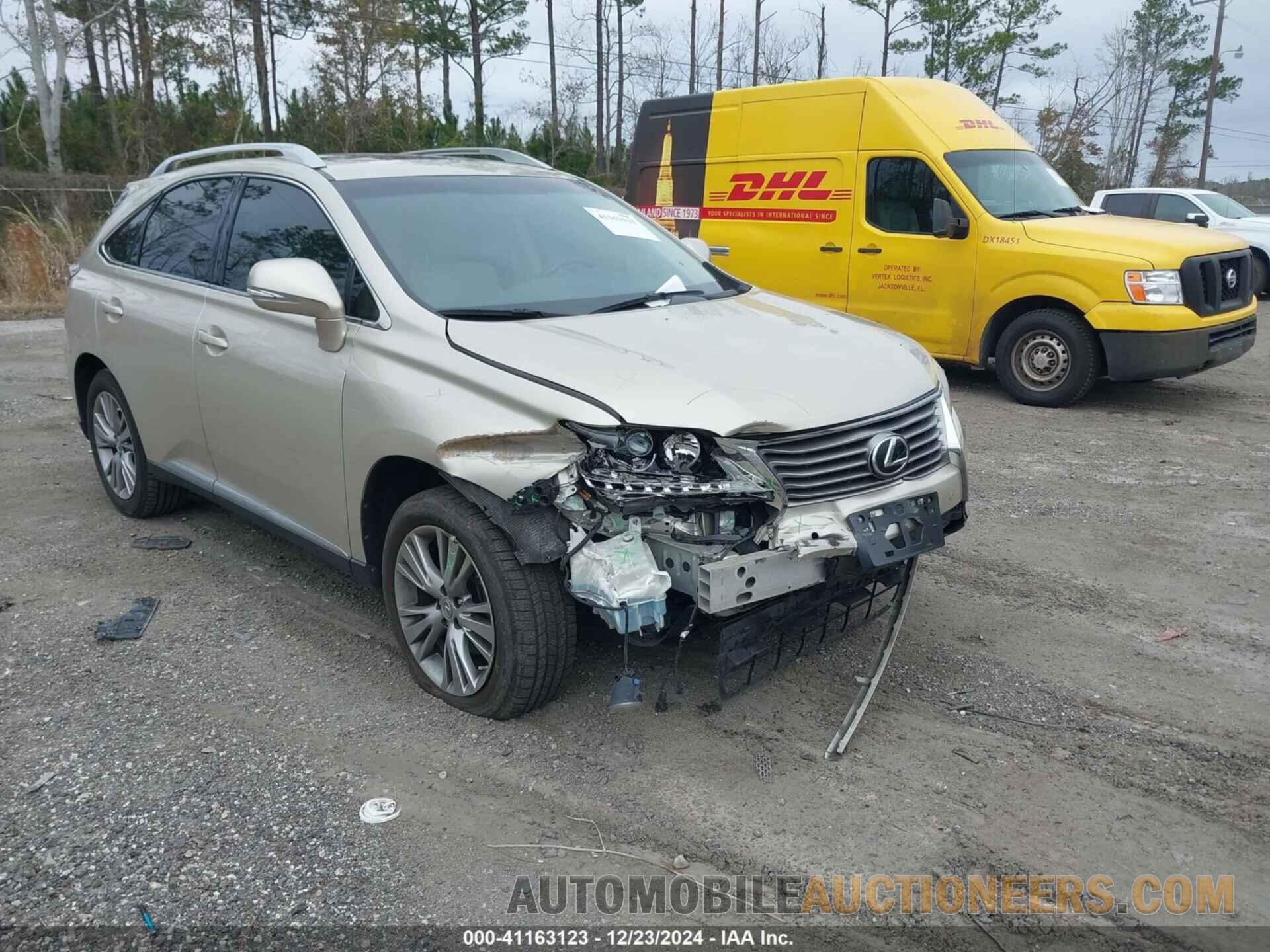 2T2ZK1BA6DC103606 LEXUS RX 350 2013