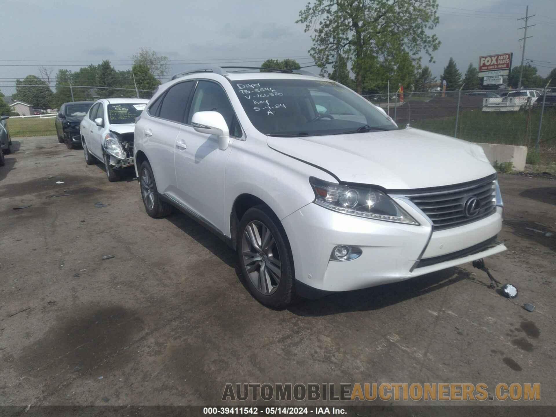 2T2ZK1BA6FC166580 LEXUS RX 350 2015