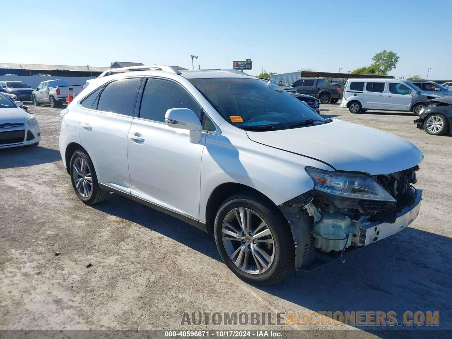 2T2ZK1BA6FC178809 LEXUS RX 350 2015