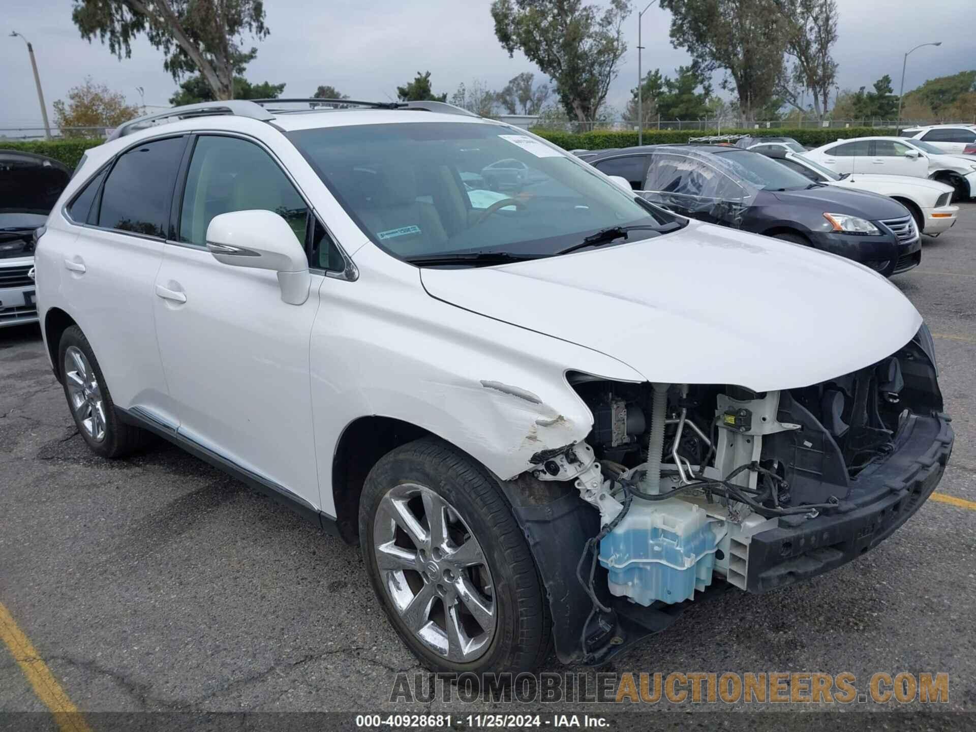 2T2ZK1BA7BC043638 LEXUS RX 350 2011