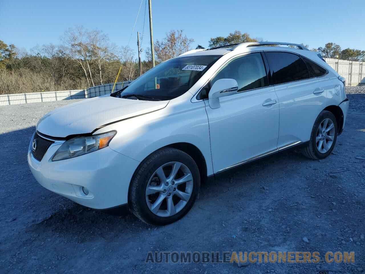 2T2ZK1BA7BC059869 LEXUS RX350 2011