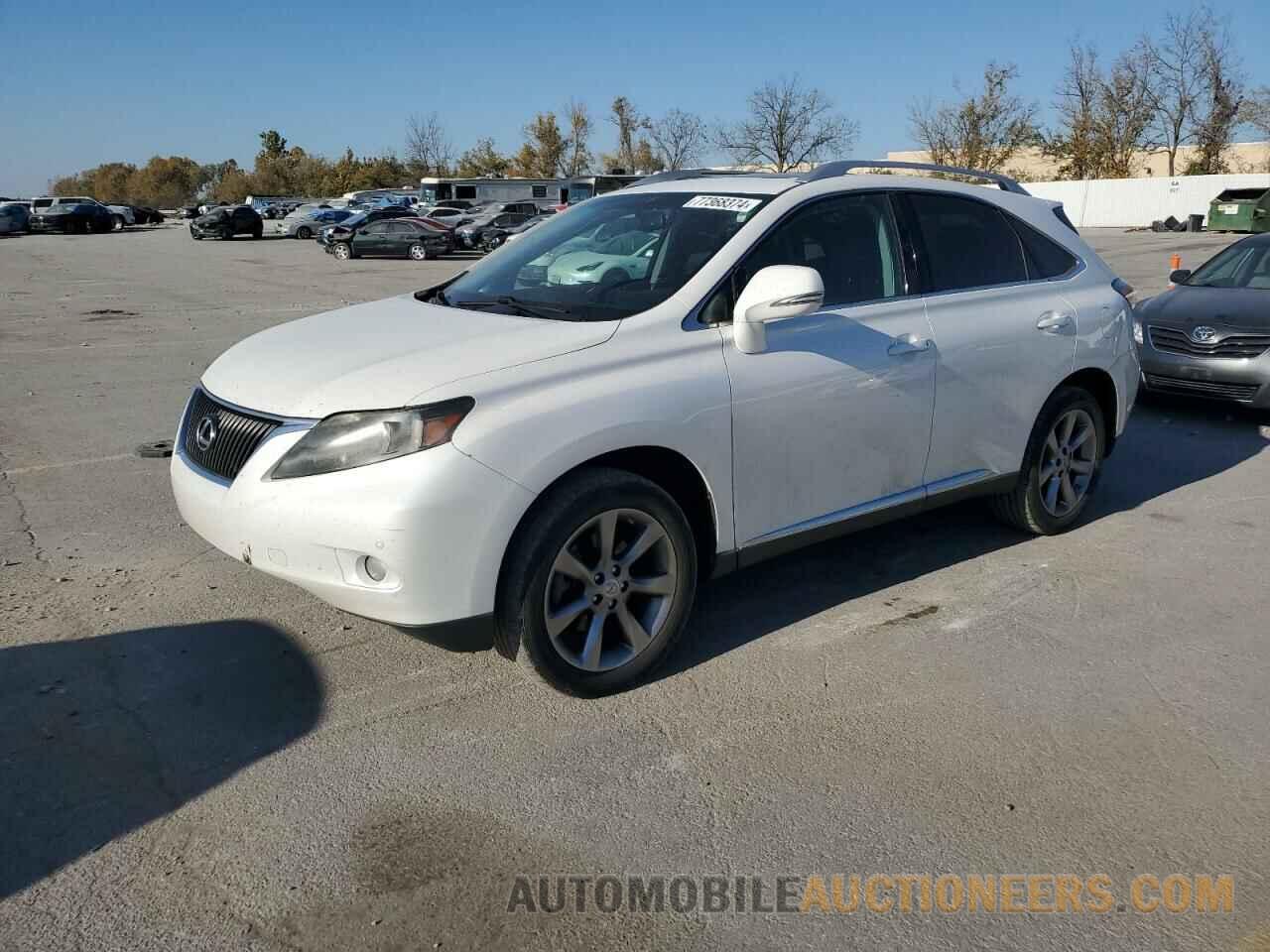 2T2ZK1BA7CC083753 LEXUS RX350 2012