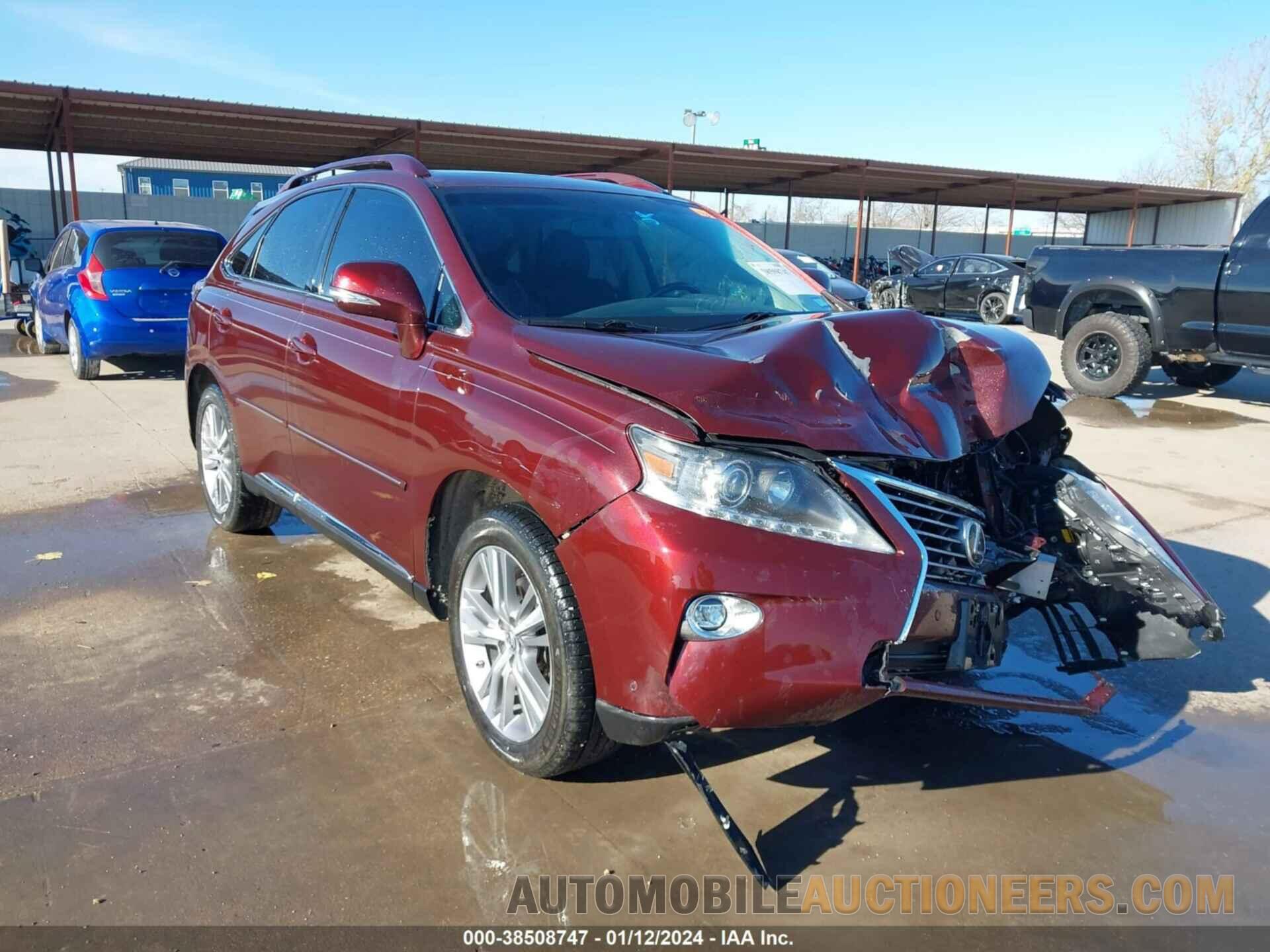 2T2ZK1BA7FC162621 LEXUS RX 350 2015