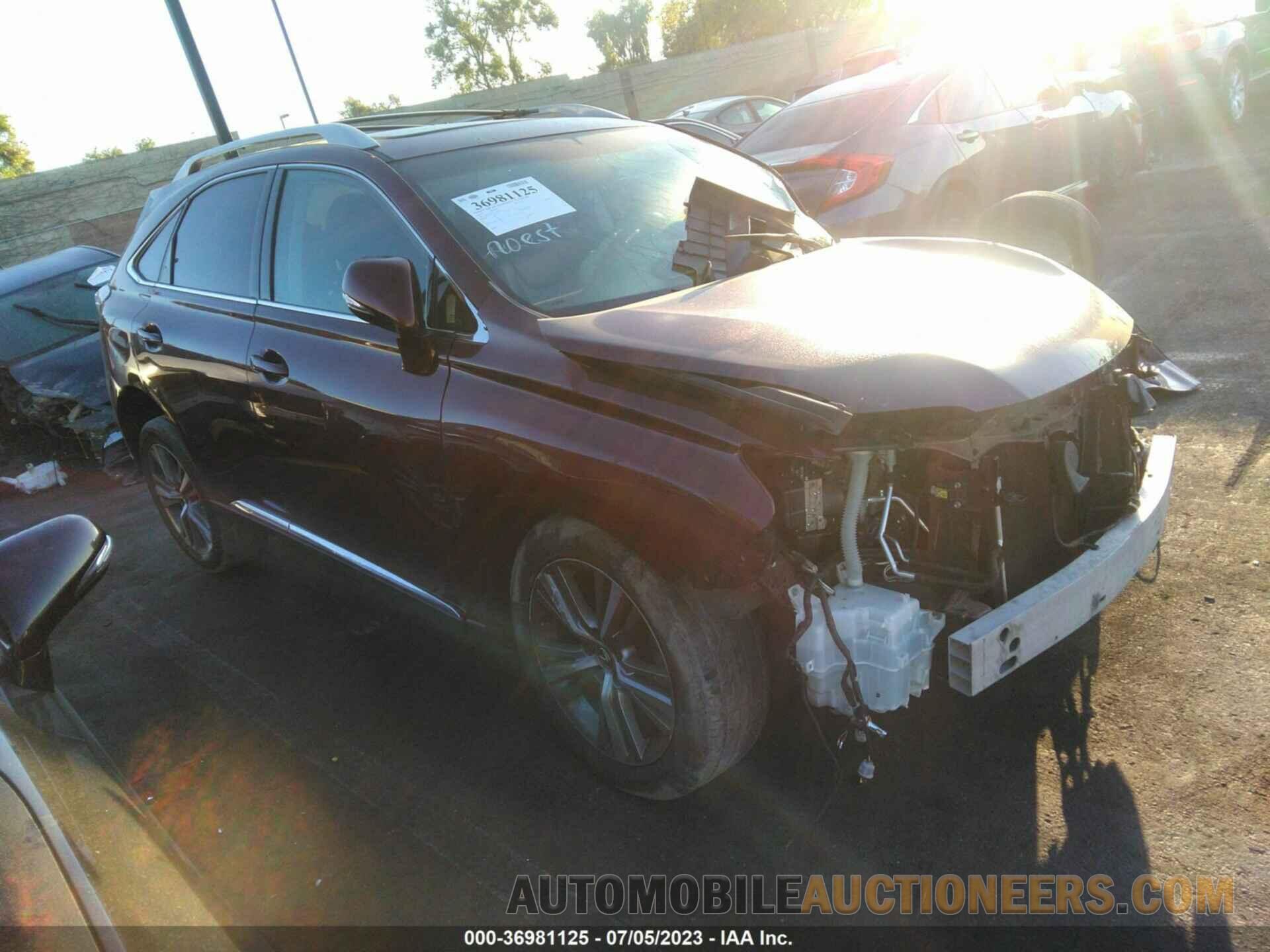 2T2ZK1BA7FC206438 LEXUS RX 350 2015