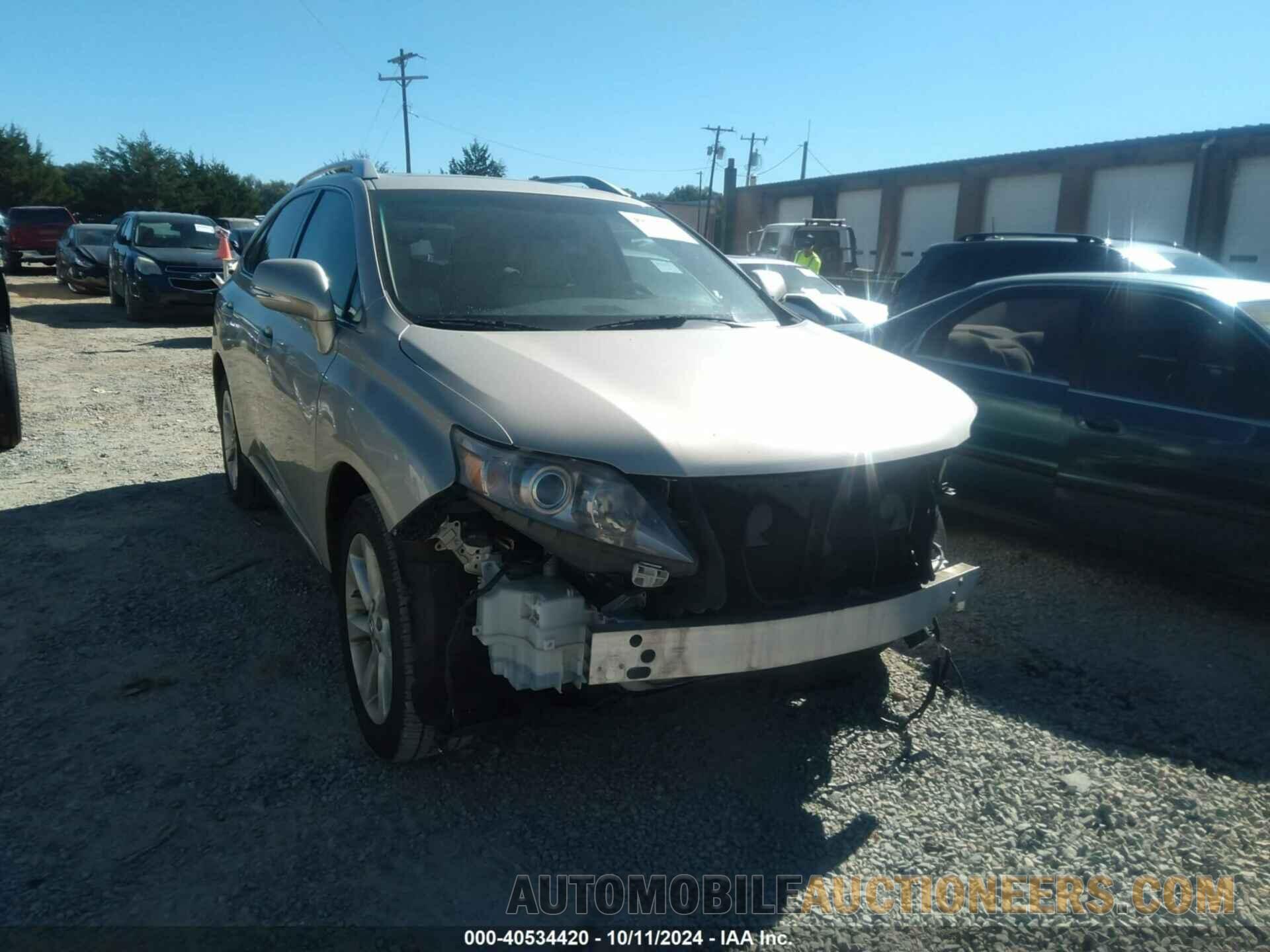 2T2ZK1BA8BC042160 LEXUS RX 350 2011