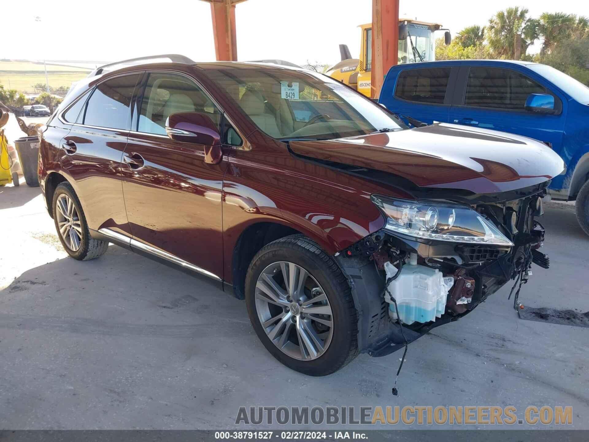 2T2ZK1BA8FC151076 LEXUS RX 350 2015