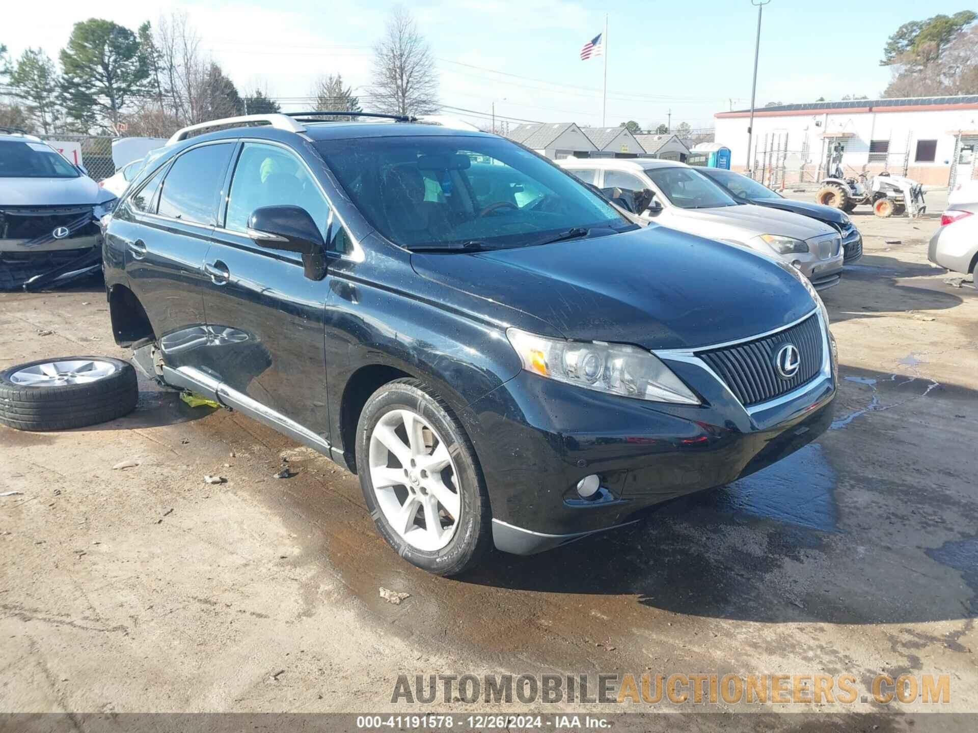 2T2ZK1BA9BC049859 LEXUS RX 350 2011