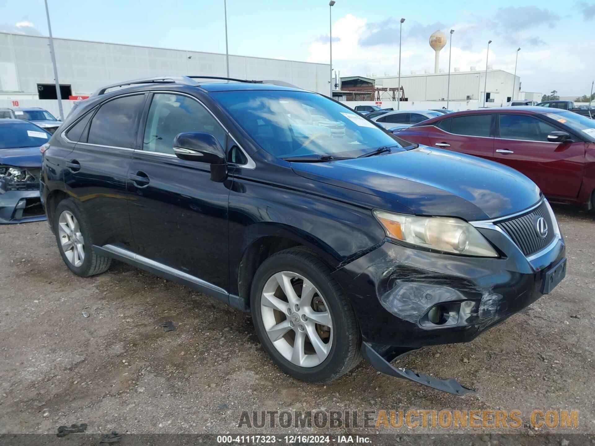 2T2ZK1BA9CC068851 LEXUS RX 350 2012