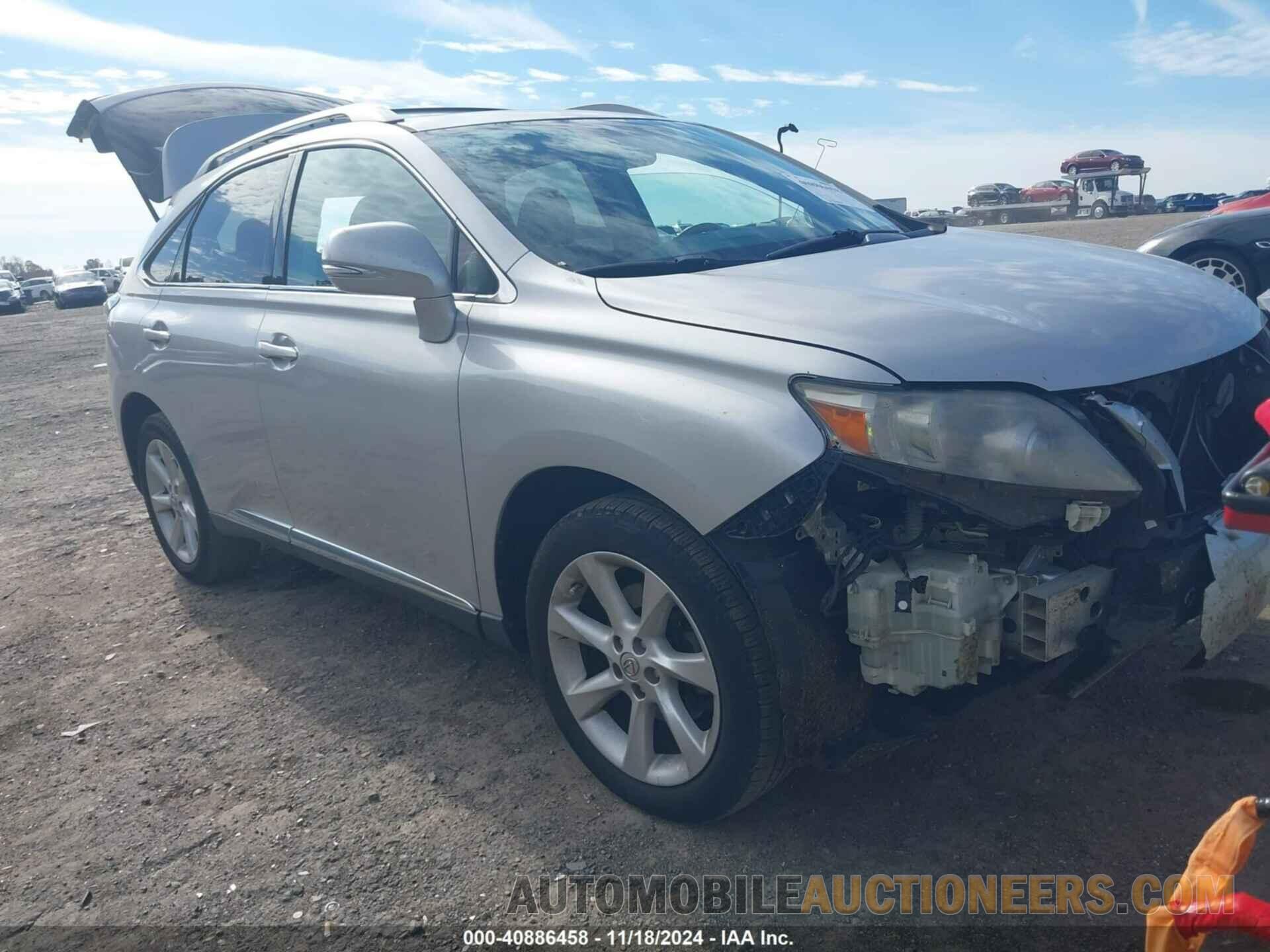 2T2ZK1BA9CC080286 LEXUS RX 350 2012