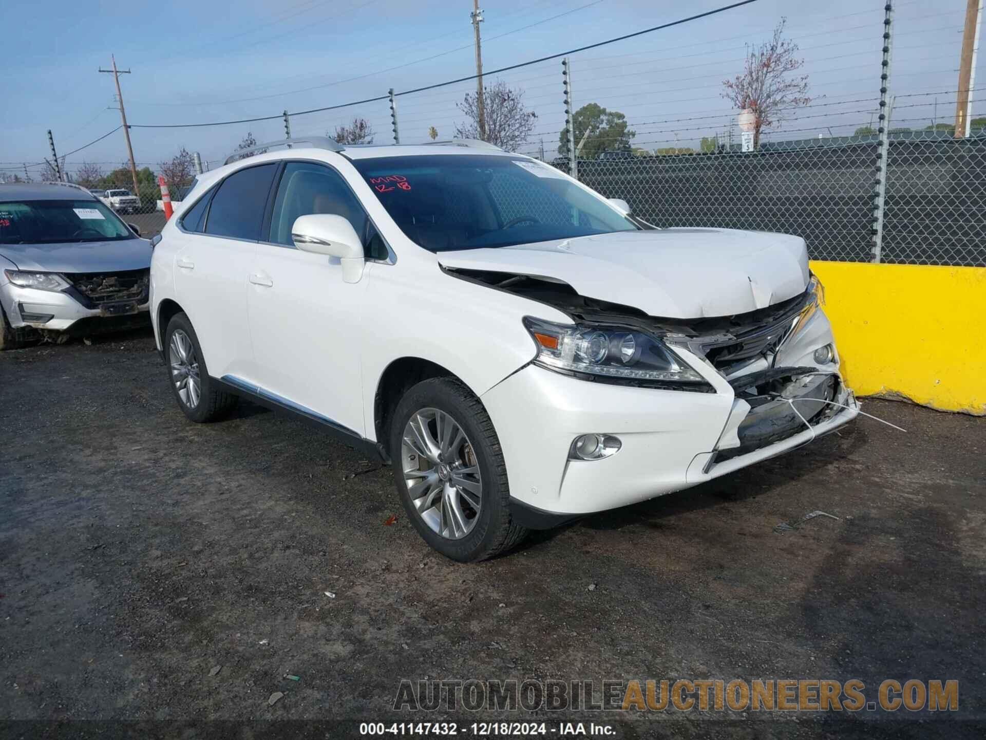 2T2ZK1BA9DC094495 LEXUS RX 350 2013