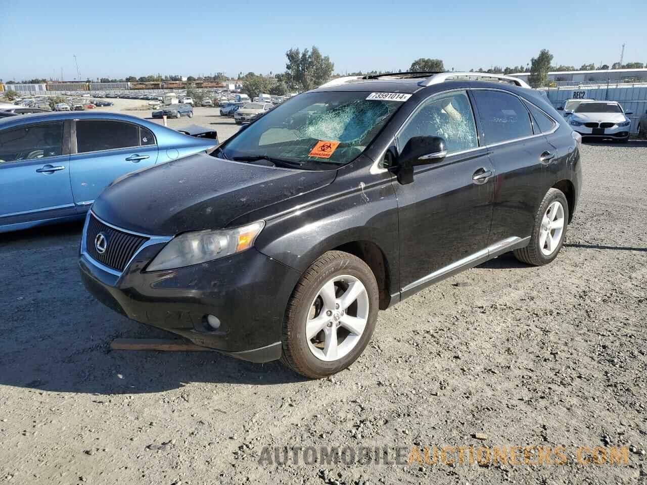 2T2ZK1BAXBC046307 LEXUS RX350 2011