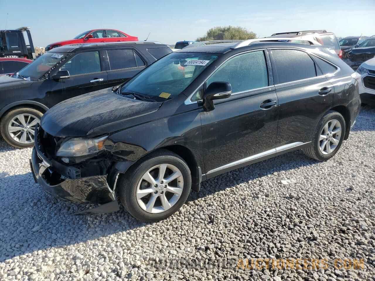 2T2ZK1BAXCC078742 LEXUS RX350 2012