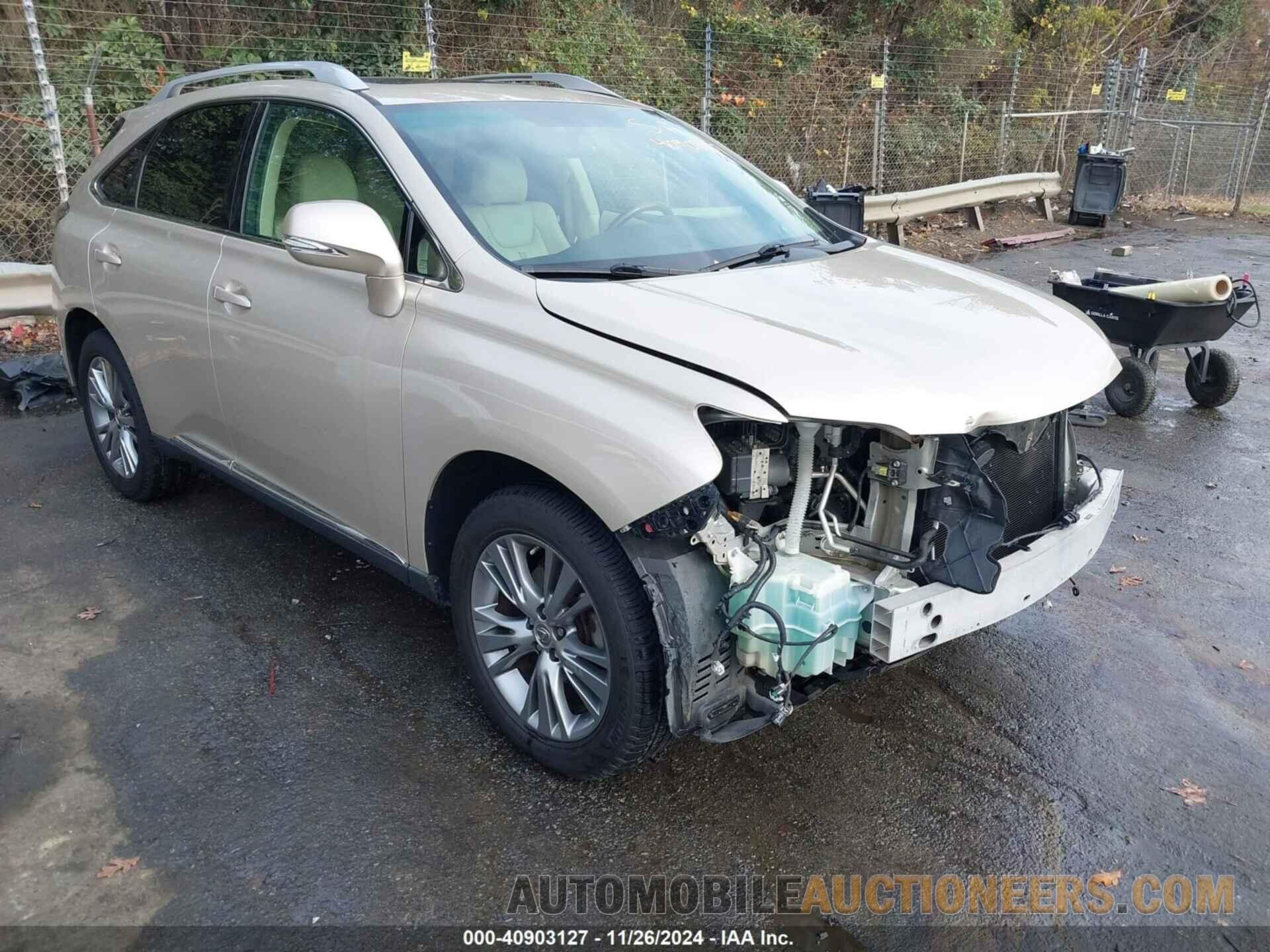 2T2ZK1BAXDC109652 LEXUS RX 350 2013