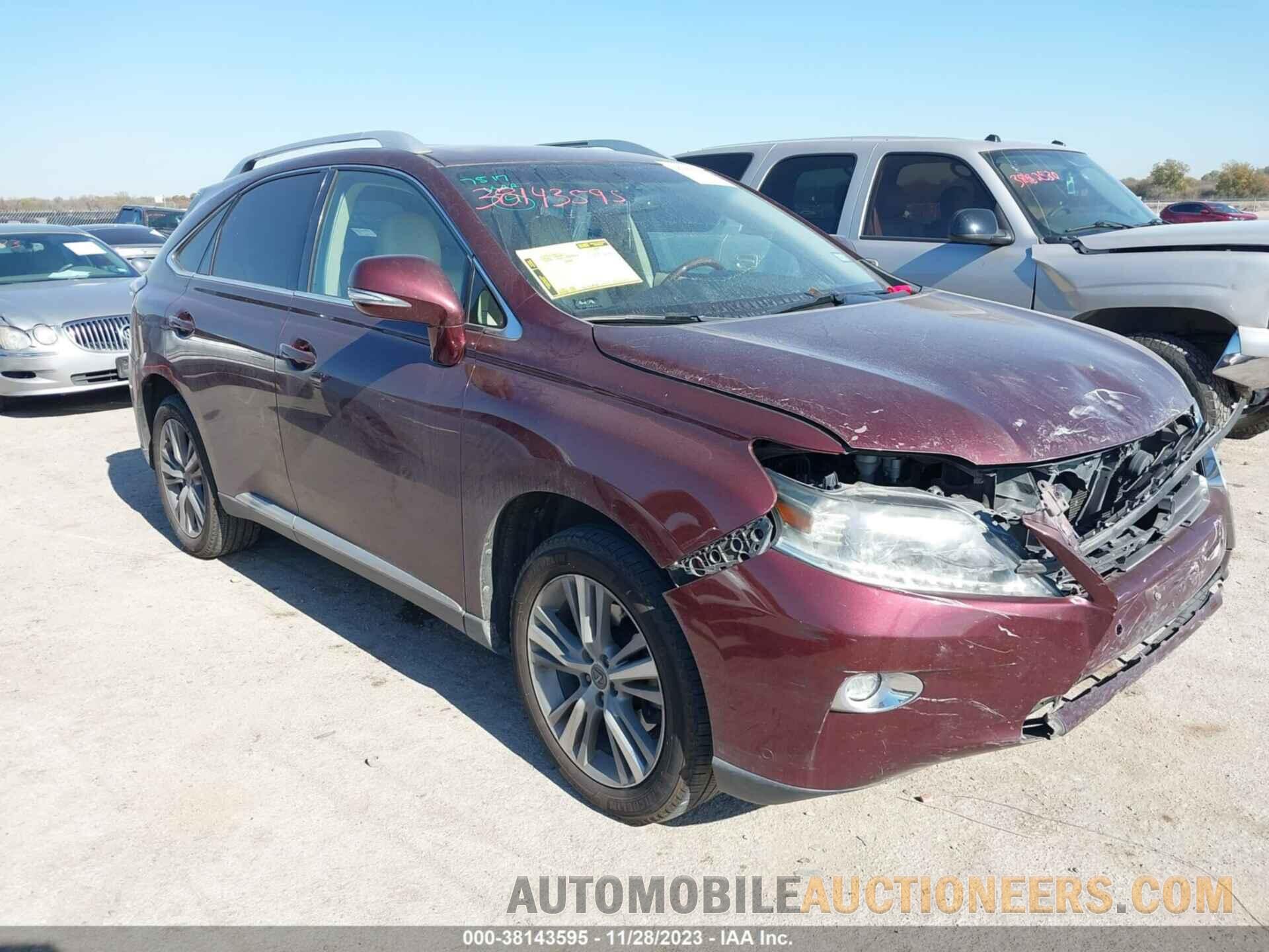 2T2ZK1BAXFC164542 LEXUS RX 350 2015