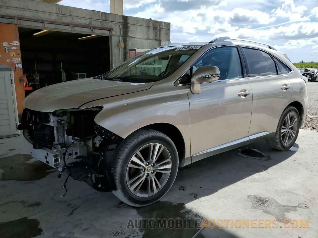 2T2ZK1BAXFC168980 LEXUS RX350 2015