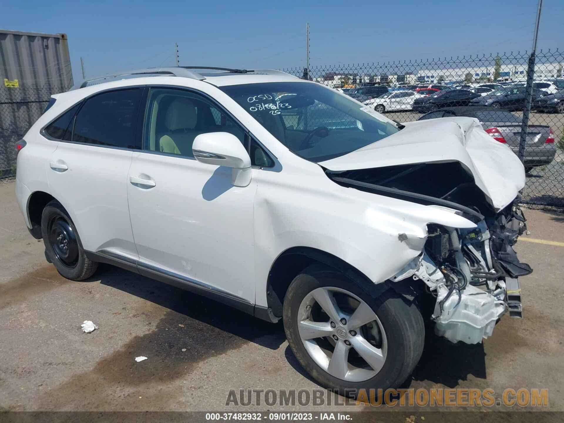 2T2ZK1BAXFC169529 LEXUS RX 2015