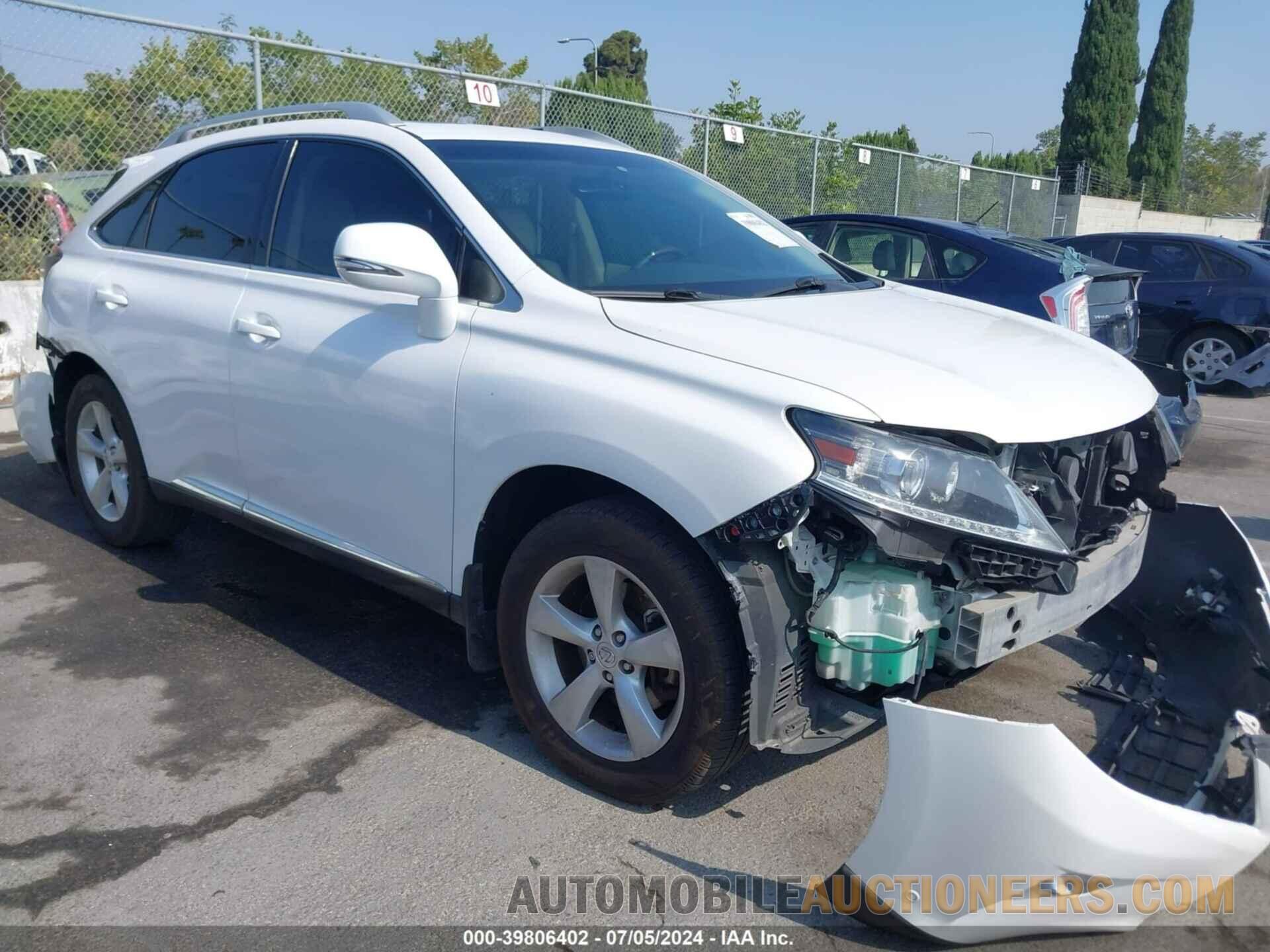 2T2ZK1BAXFC171457 LEXUS RX 350 2015