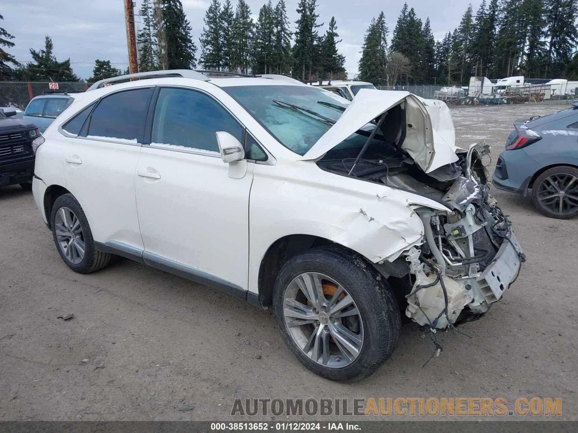 2T2ZK1BAXFC180613 LEXUS RX 2015