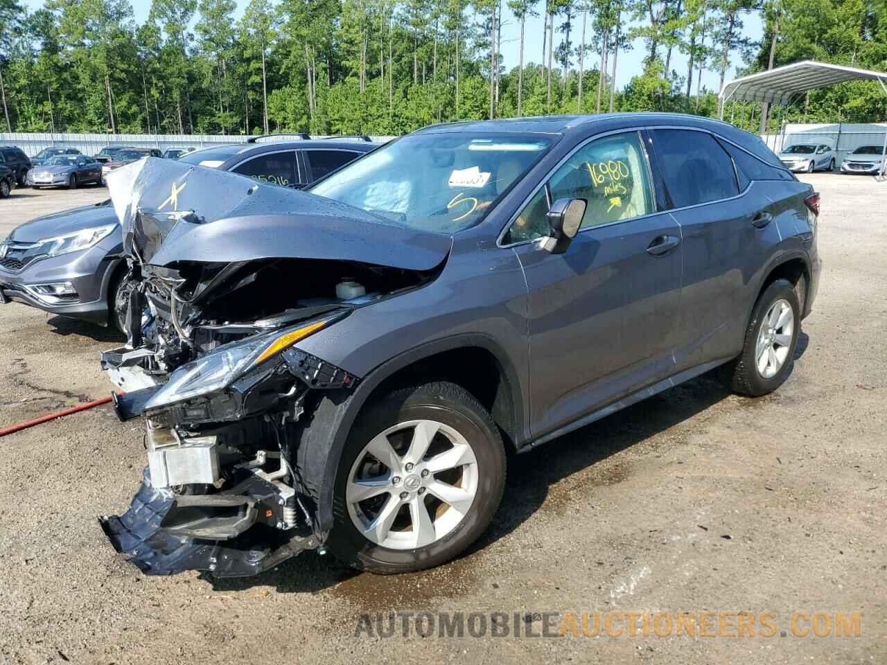 2T2ZZMCA0GC007034 LEXUS RX350 2016