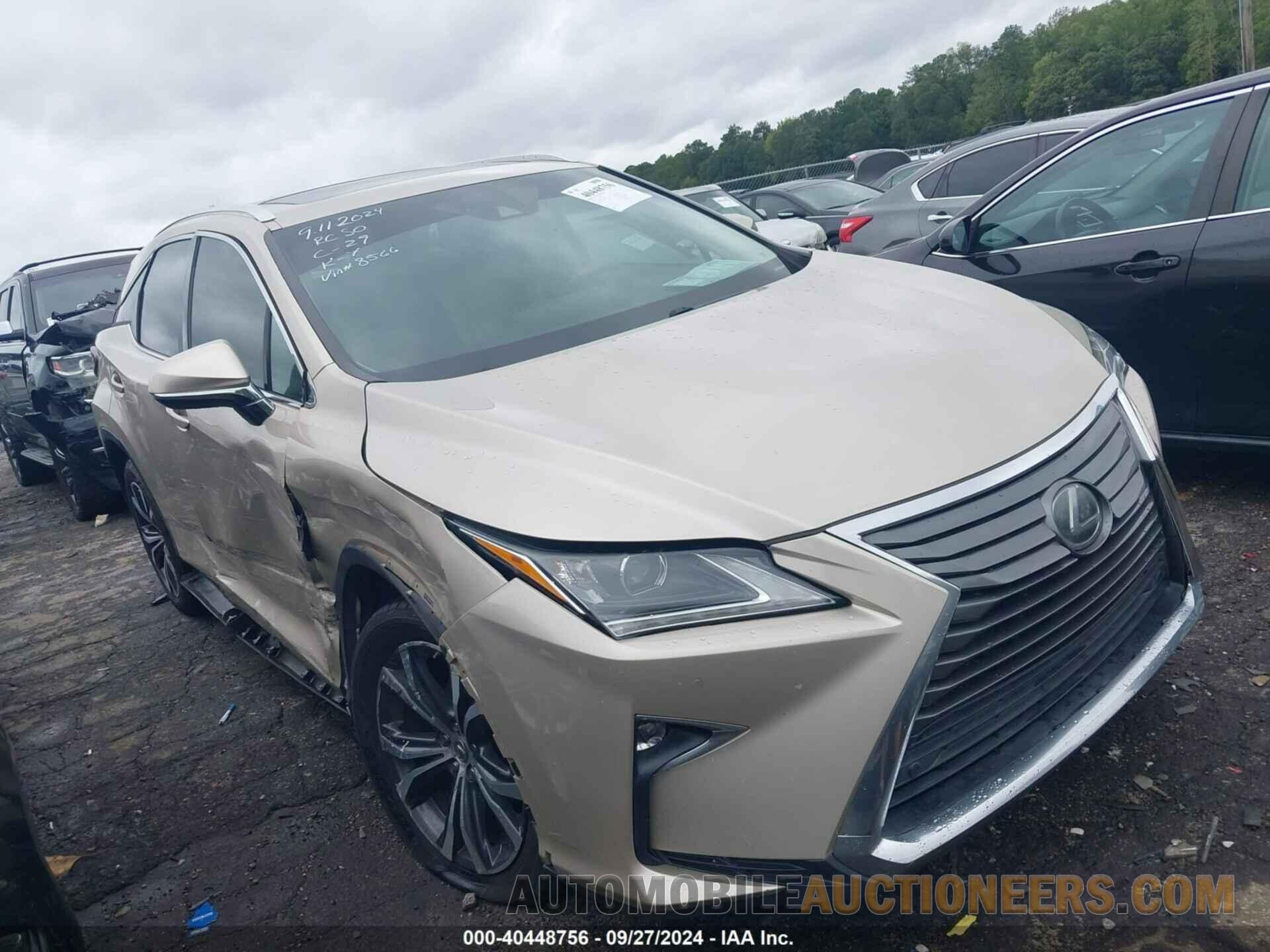 2T2ZZMCA0GC018566 LEXUS RX 2016