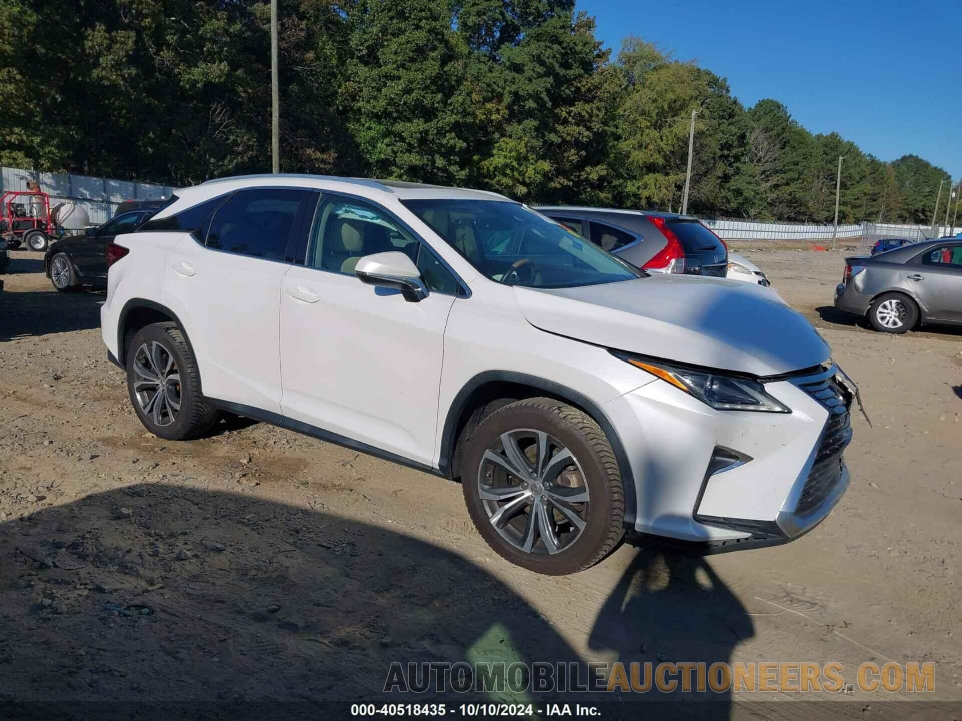 2T2ZZMCA0HC047342 LEXUS RX 350 2017