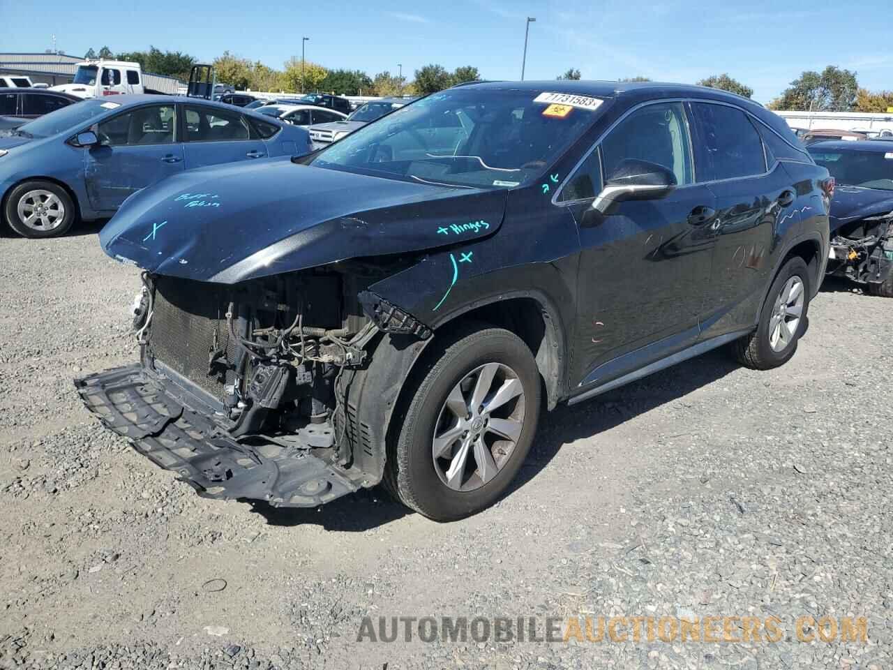 2T2ZZMCA1GC007527 LEXUS RX350 2016